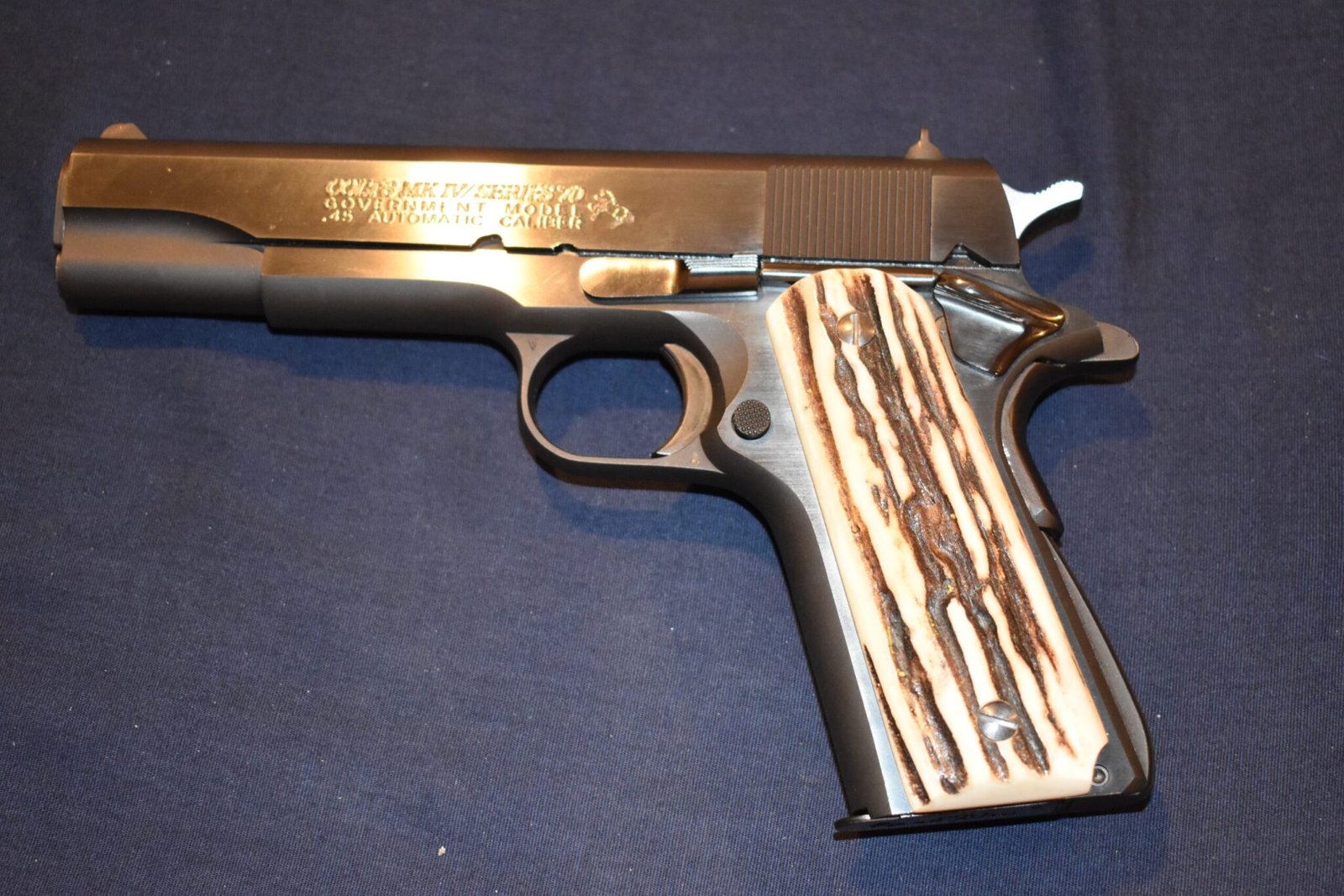 COLT 1911 VINTAGE SAMBAR STAG GRIPS 1911SS34 - Image 4