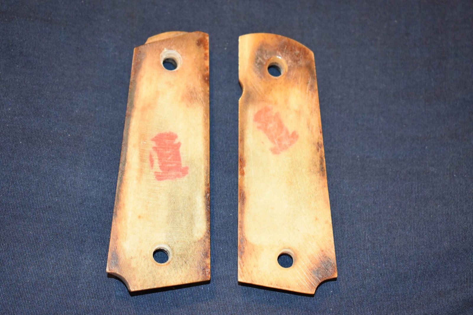 COLT 1911 VINTAGE SAMBAR STAG GRIPS 1911SS35 - Image 3