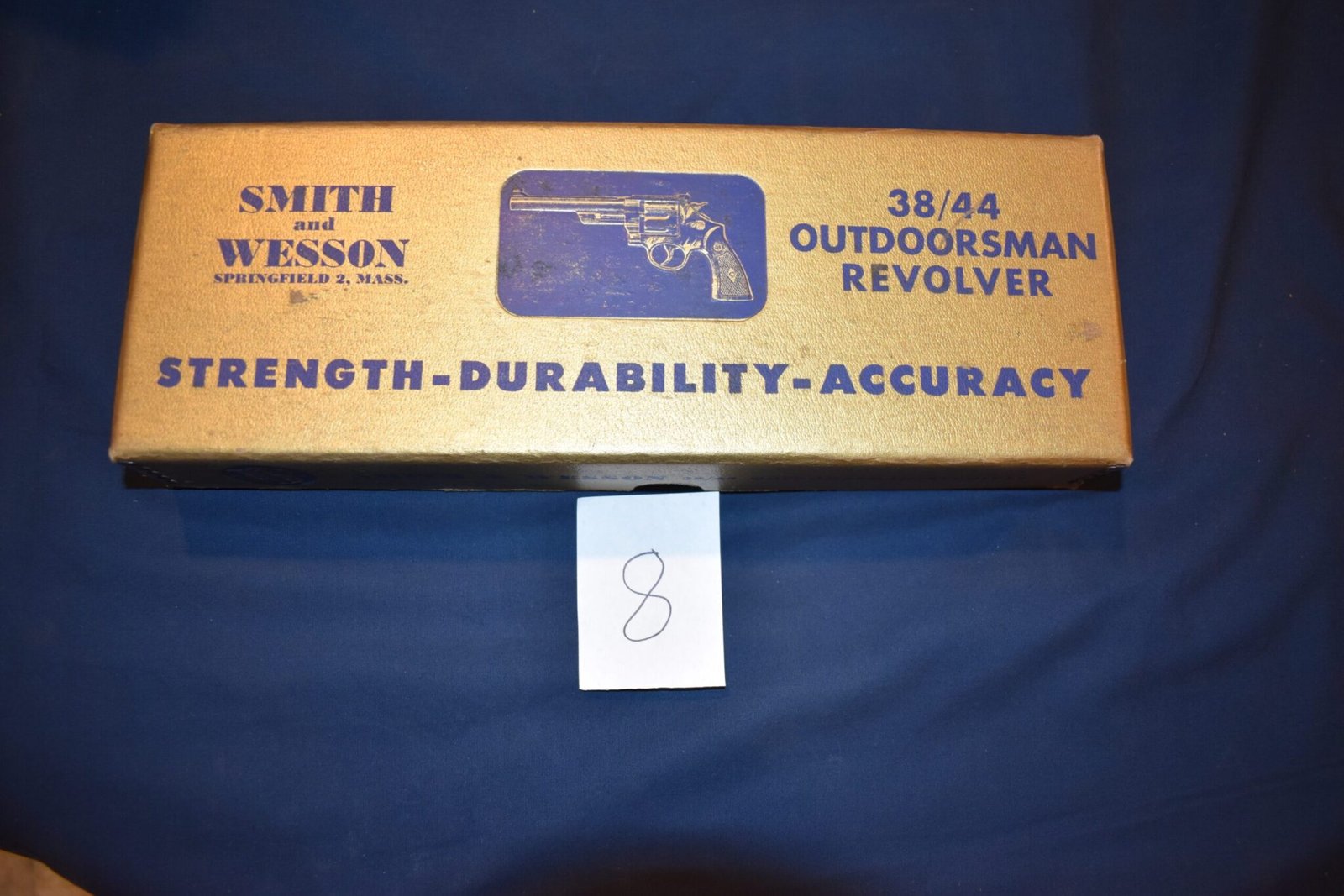 SMITH & WESSON 6 1/2" 38/44 OUTDOORSMAN REVOLVER PRE-MODEL 23 BOX SWB18