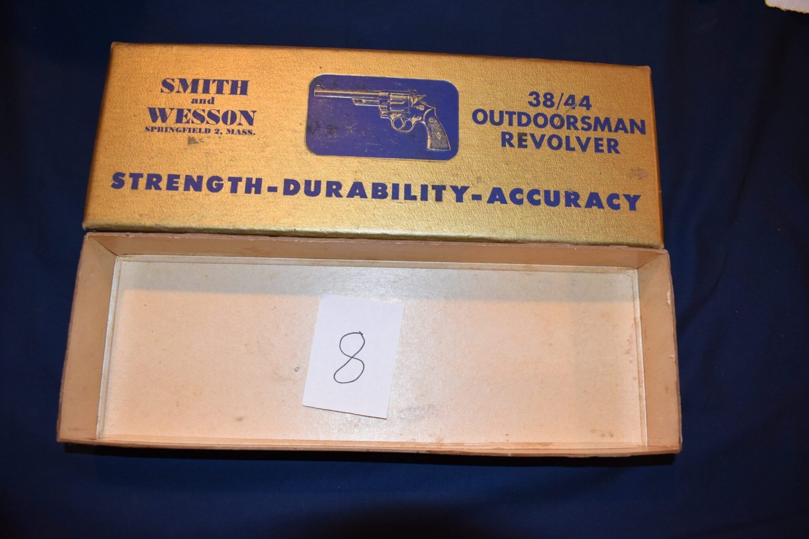 SMITH & WESSON 6 1/2" 38/44 OUTDOORSMAN REVOLVER PRE-MODEL 23 BOX SWB18 - Image 2