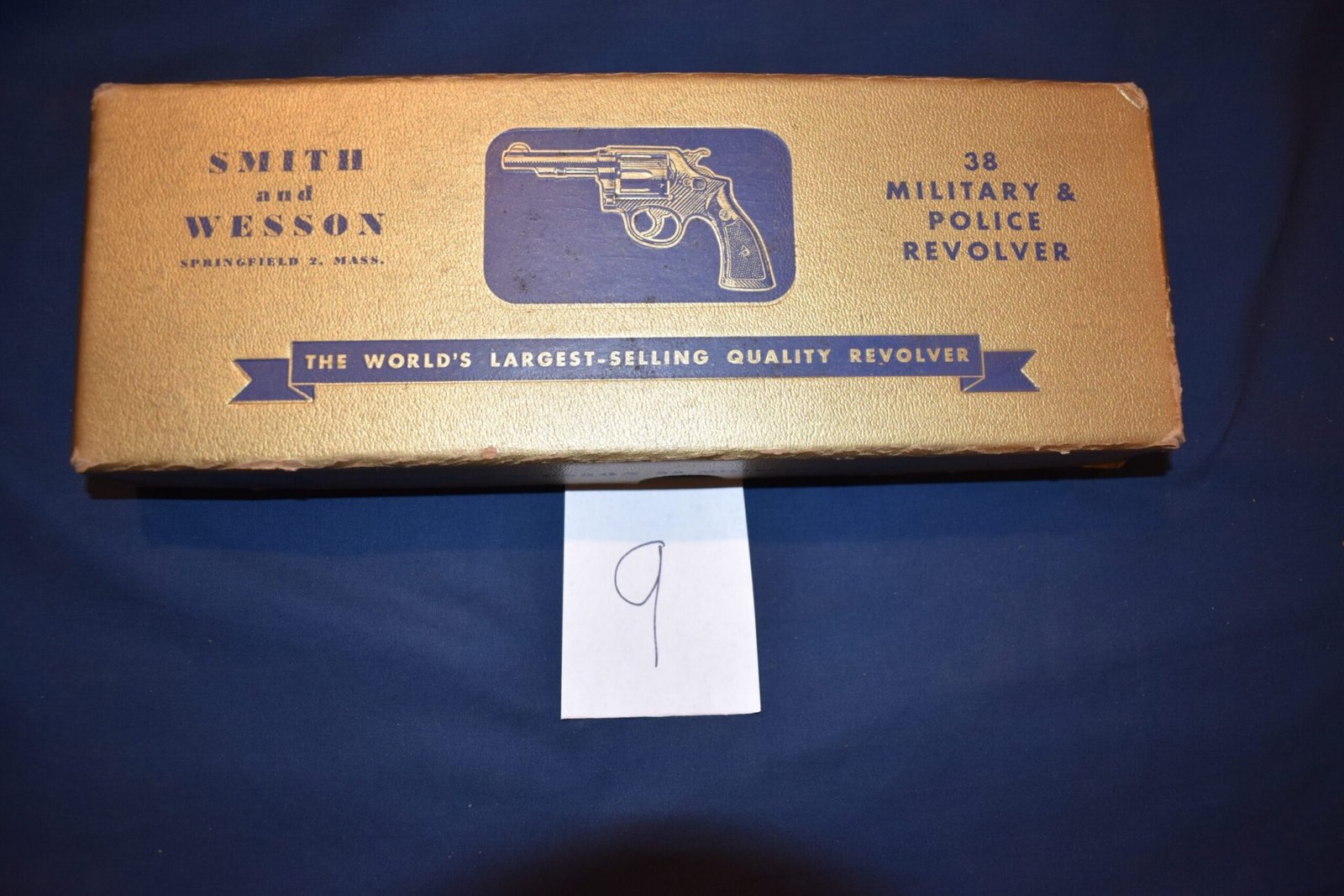 SMITH & WESSON MILITARY & POLICE PRE-MODEL 10 BOX SWB19