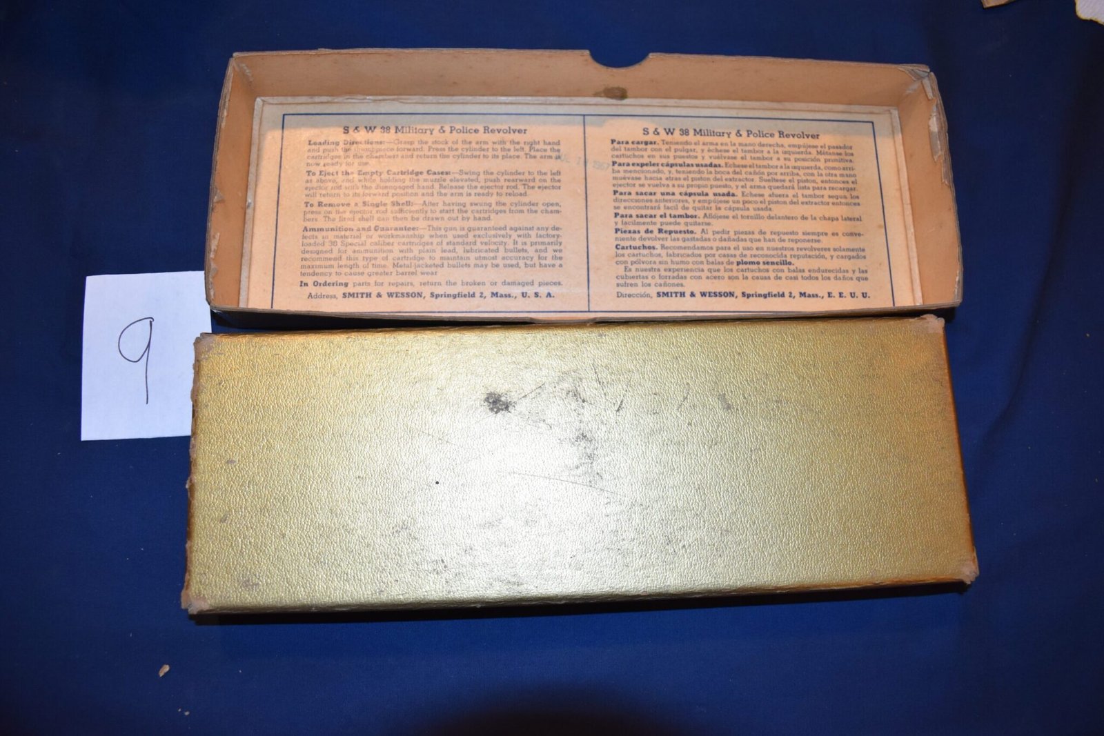 SMITH & WESSON MILITARY & POLICE PRE-MODEL 10 BOX SWB19 - Image 3