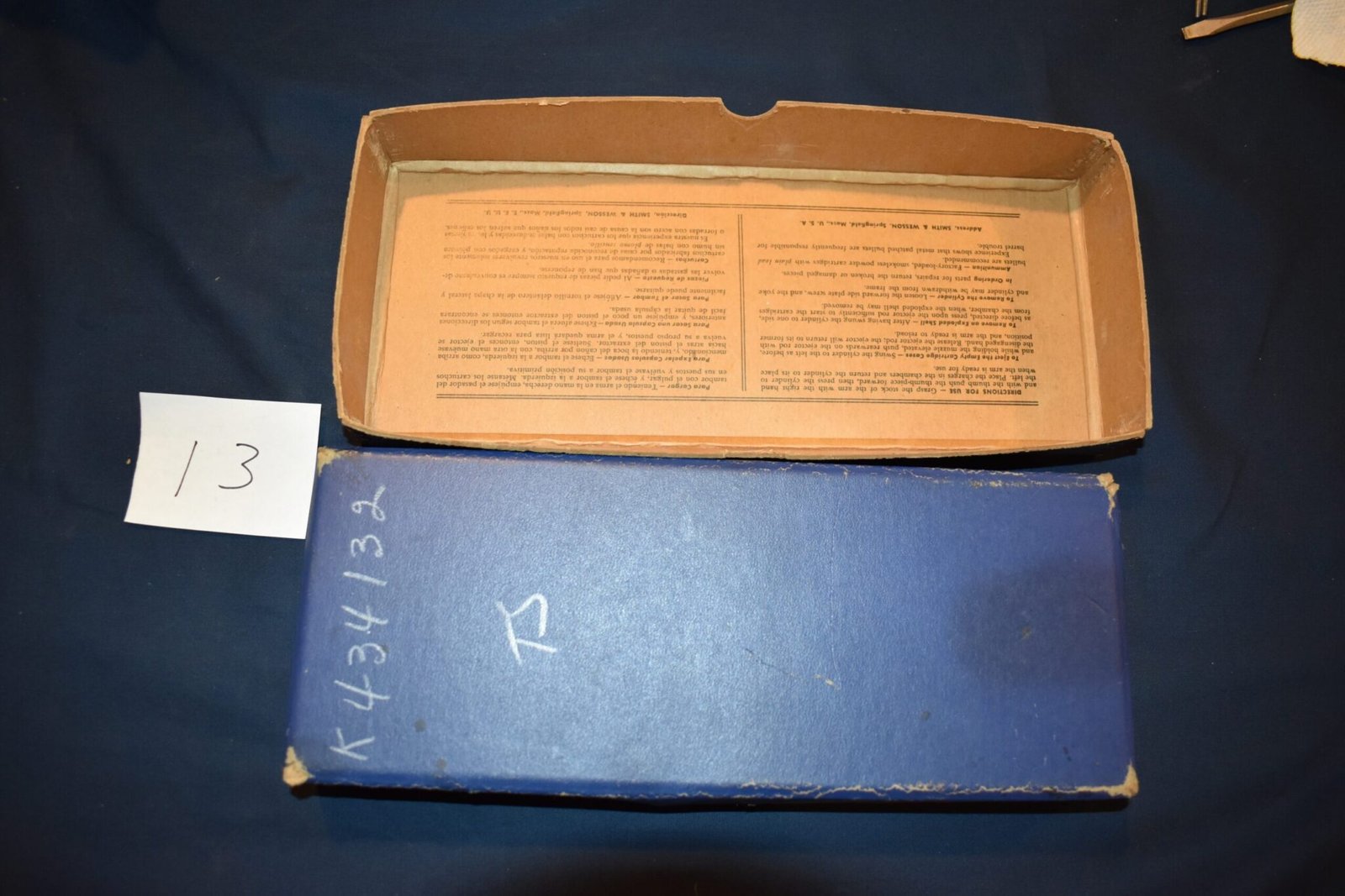 SMITH & WESSON 22 COMBAT MASTERPIECE MODEL 18 BOX SWB23 - Image 3