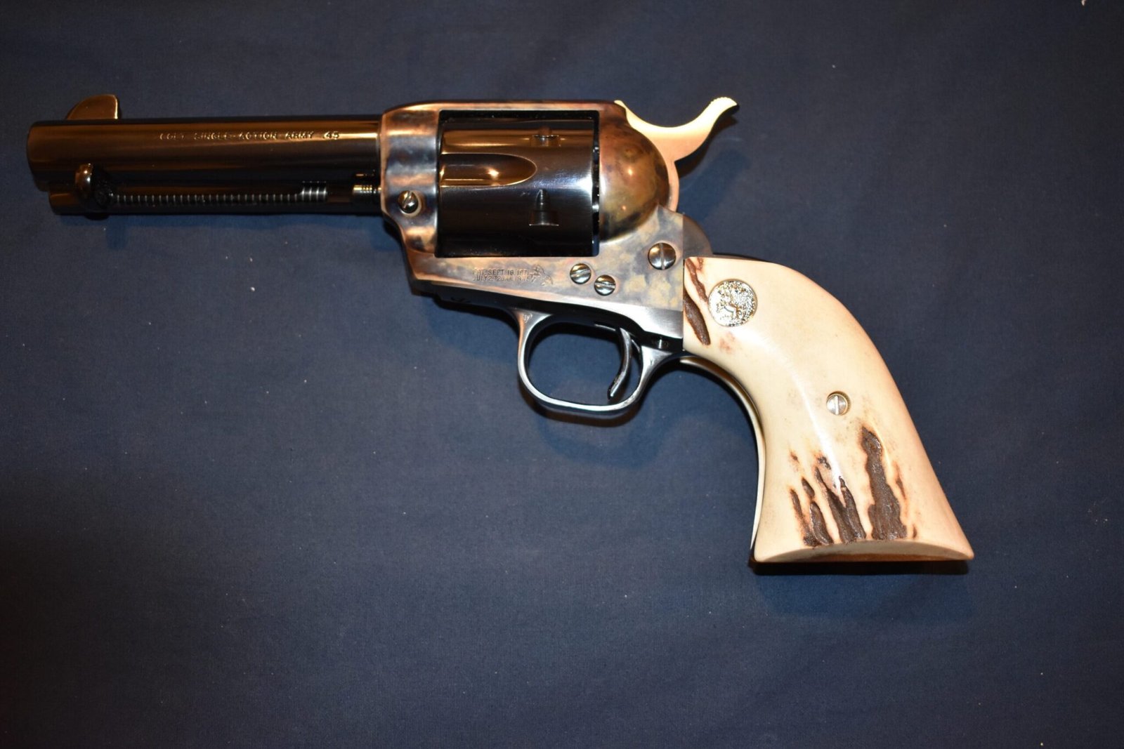 COLT SINGLE ACTION ARMY (S.A.A.) SAMBAR STAG GRIPS SAAS40 - Image 4