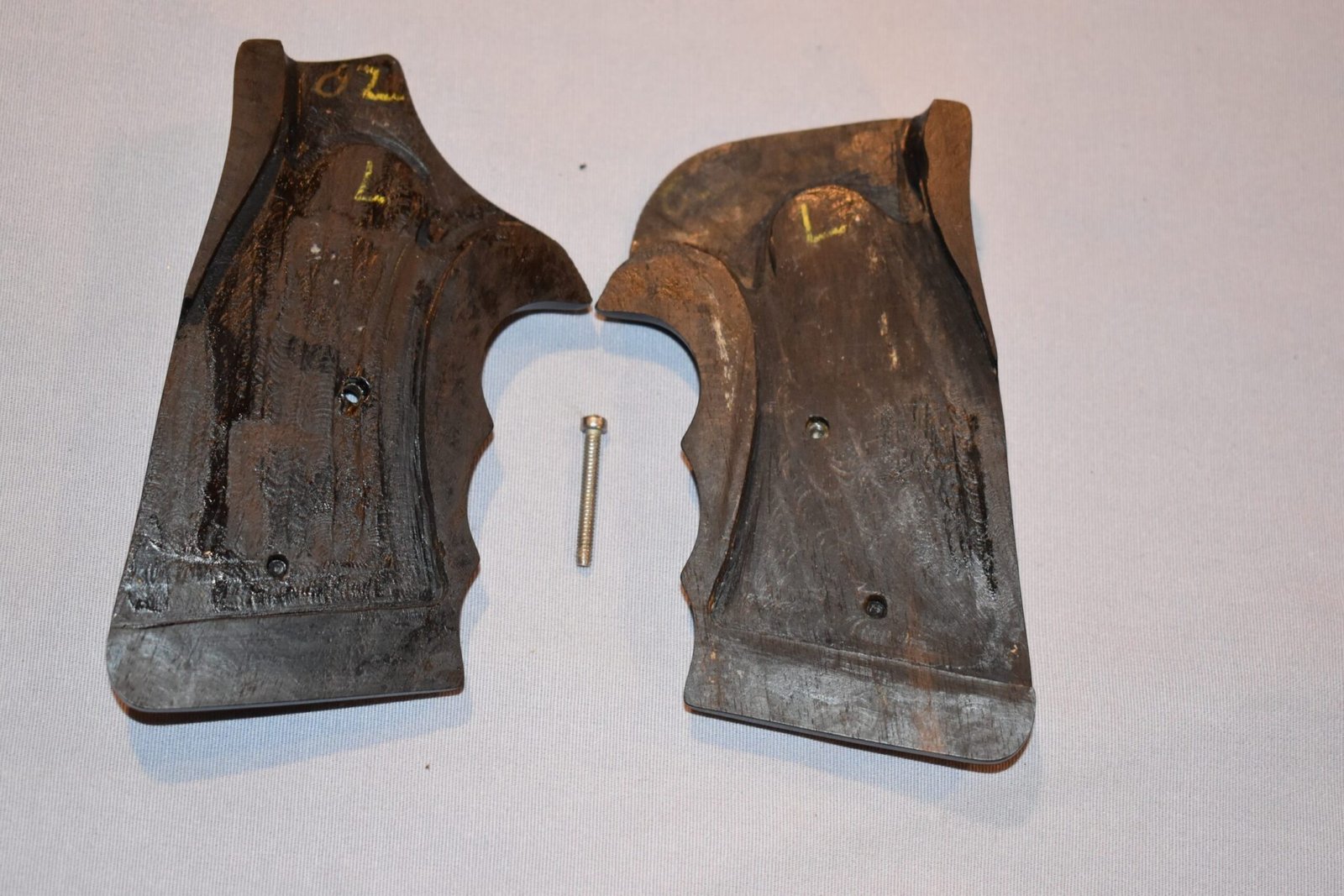 SMITH & WESSON N FRAME FUZZY FARRANT CUSTOM EBONY GRIPS SWNFF4 - Image 3