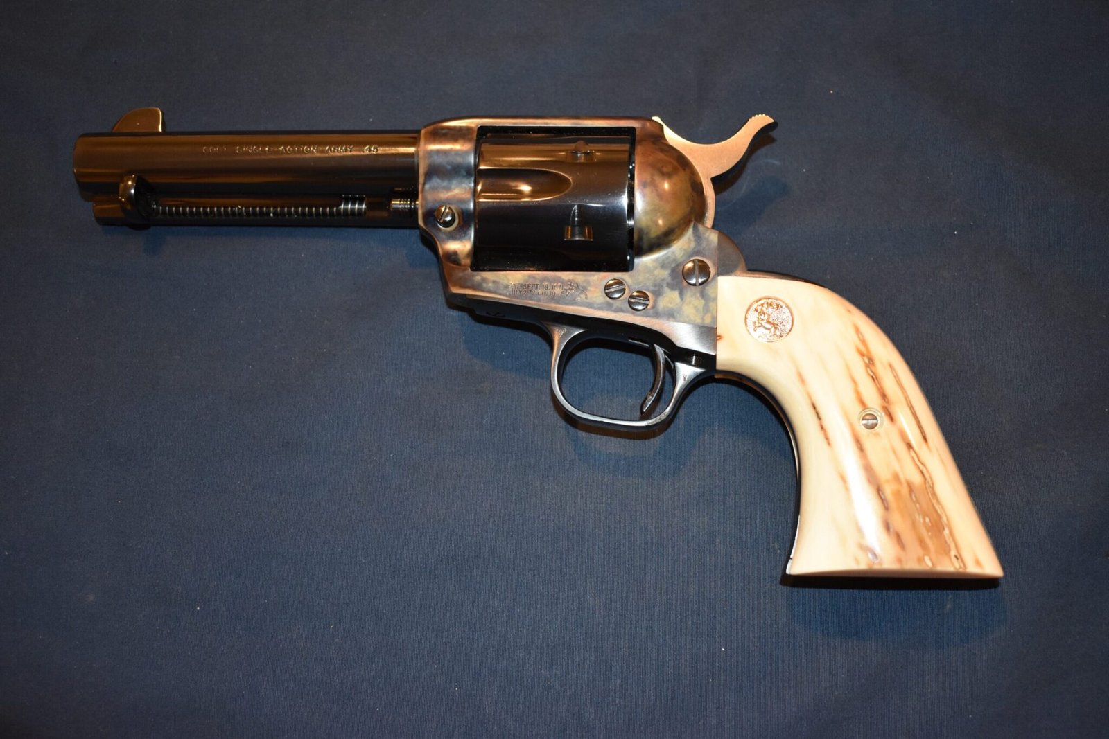 COLT SINGLE ACTION ARMY (S.A.A.) MAMMOTH IVORY GRIPS SAAMI3 - Image 5