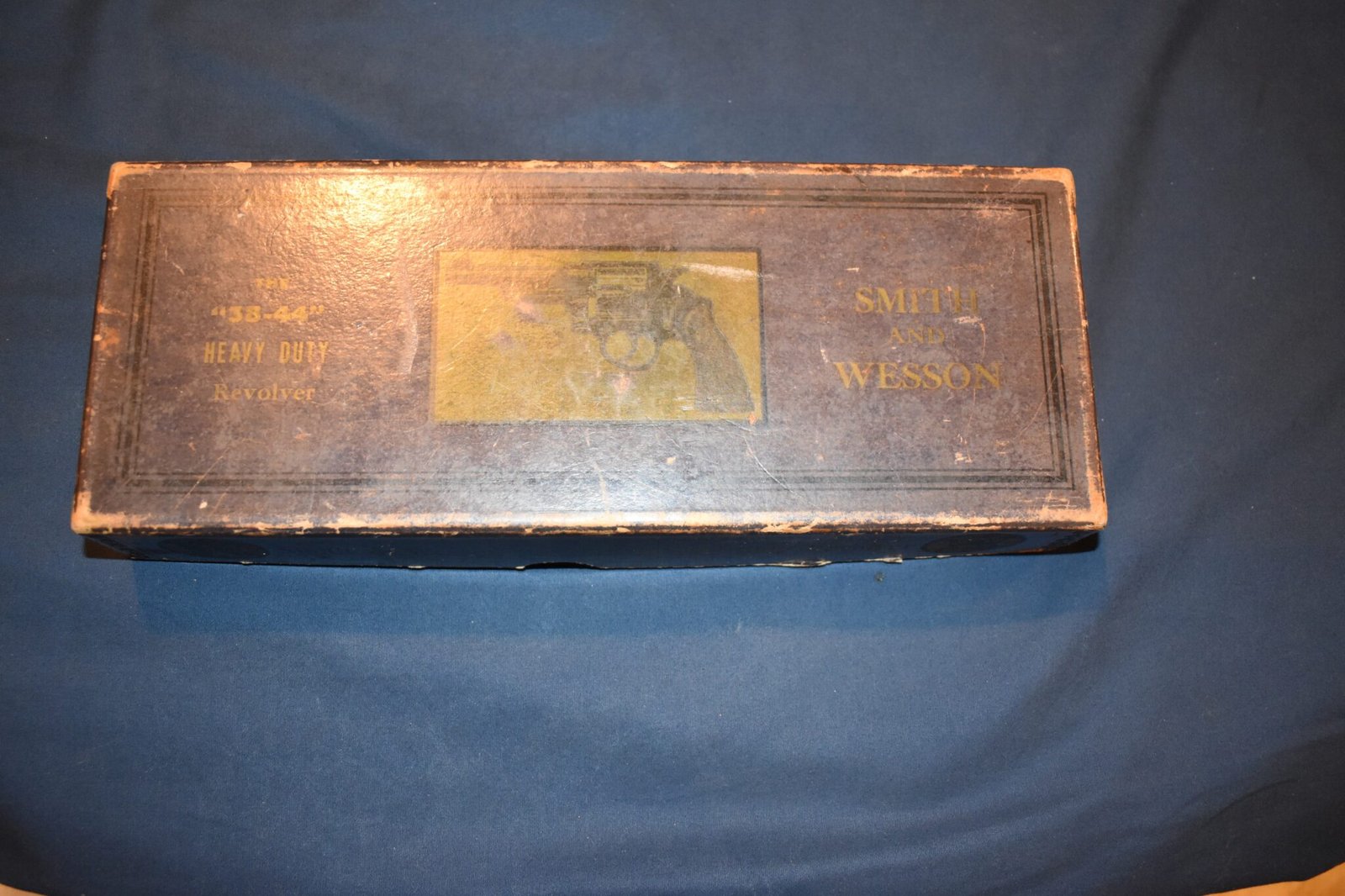 SMITH & WESSON PRE-WAR 38/44 HEAVY DUTY REVOLVER BOX SWB12