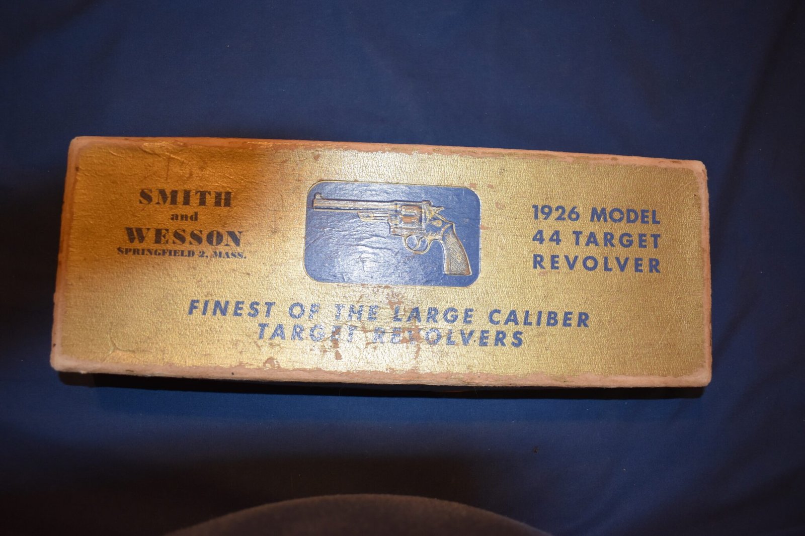 SMITH & WESSON 6 1/2" 1926 44 TARGET REVOLVER PRE-MODEL 24 BOX SWB8