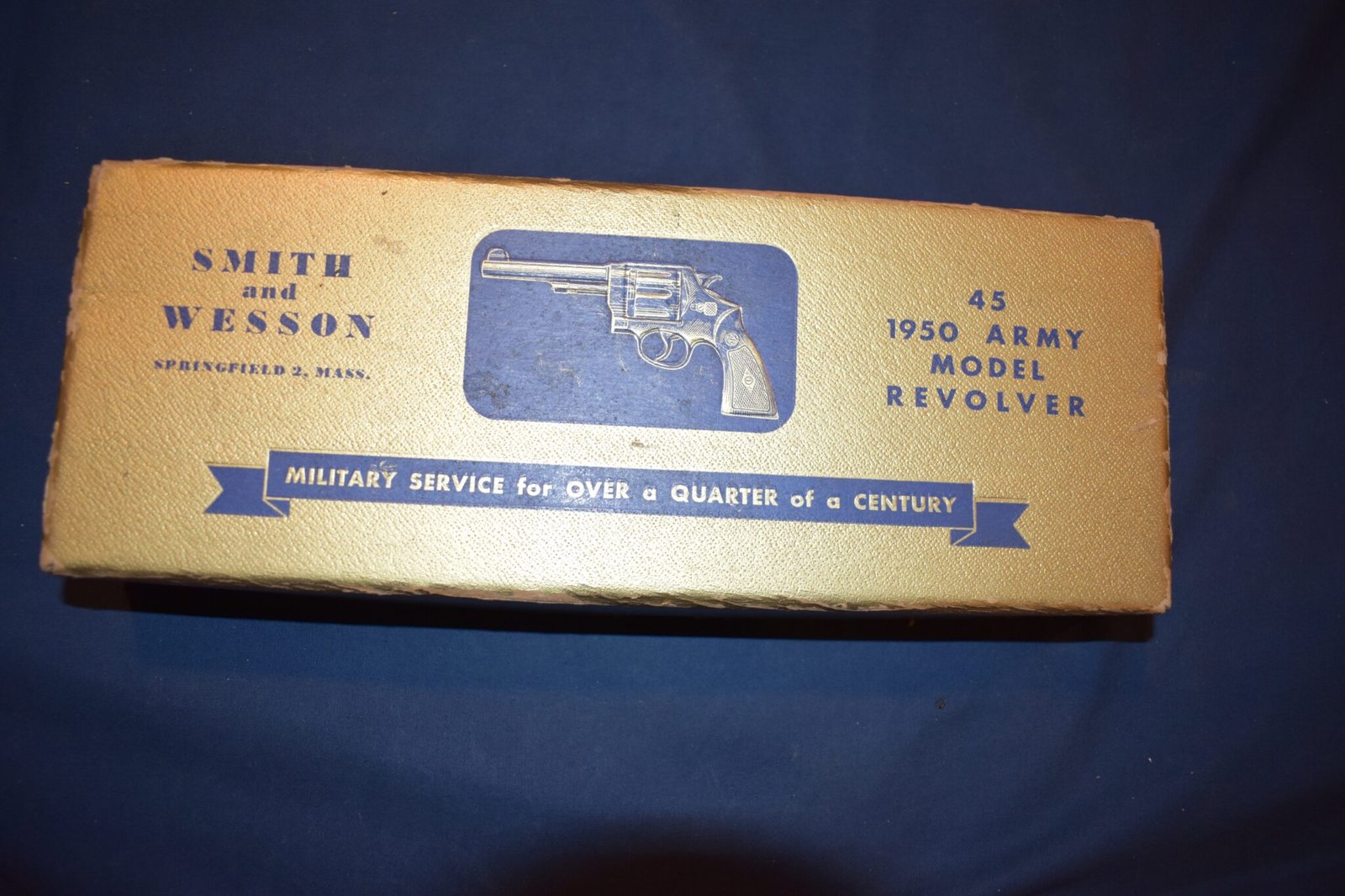 SMITH & WESSON 5 1/2" 45 1950 ARMY MODEL REVOLVER PRE-MODEL 22 BOX SWB10