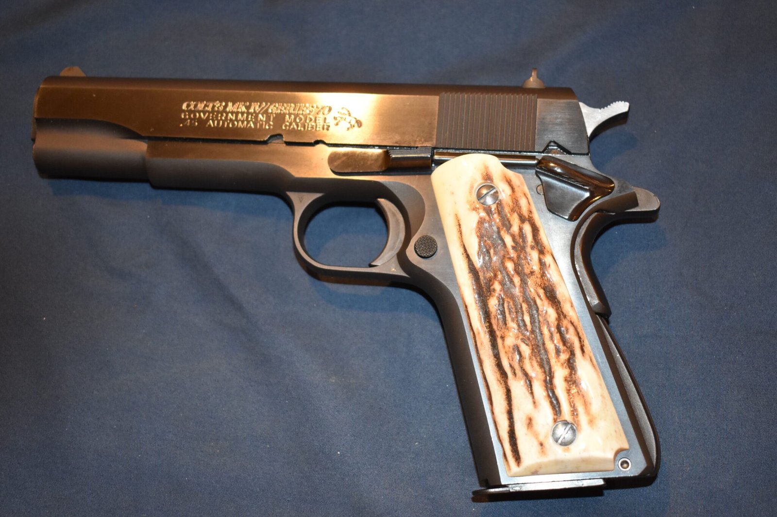 COLT 1911 VINTAGE SAMBAR STAG GRIPS 1911SS39 - Image 4