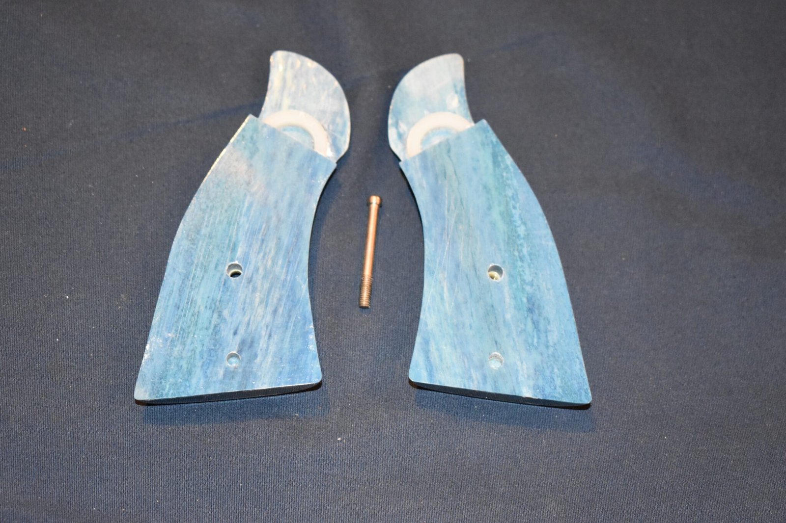 SMITH & WESSON K OR L FRAME SQUARE BUTT PREMIUM GRADE GIRAFFE BONE GRIPS KSQGB5 - Image 3