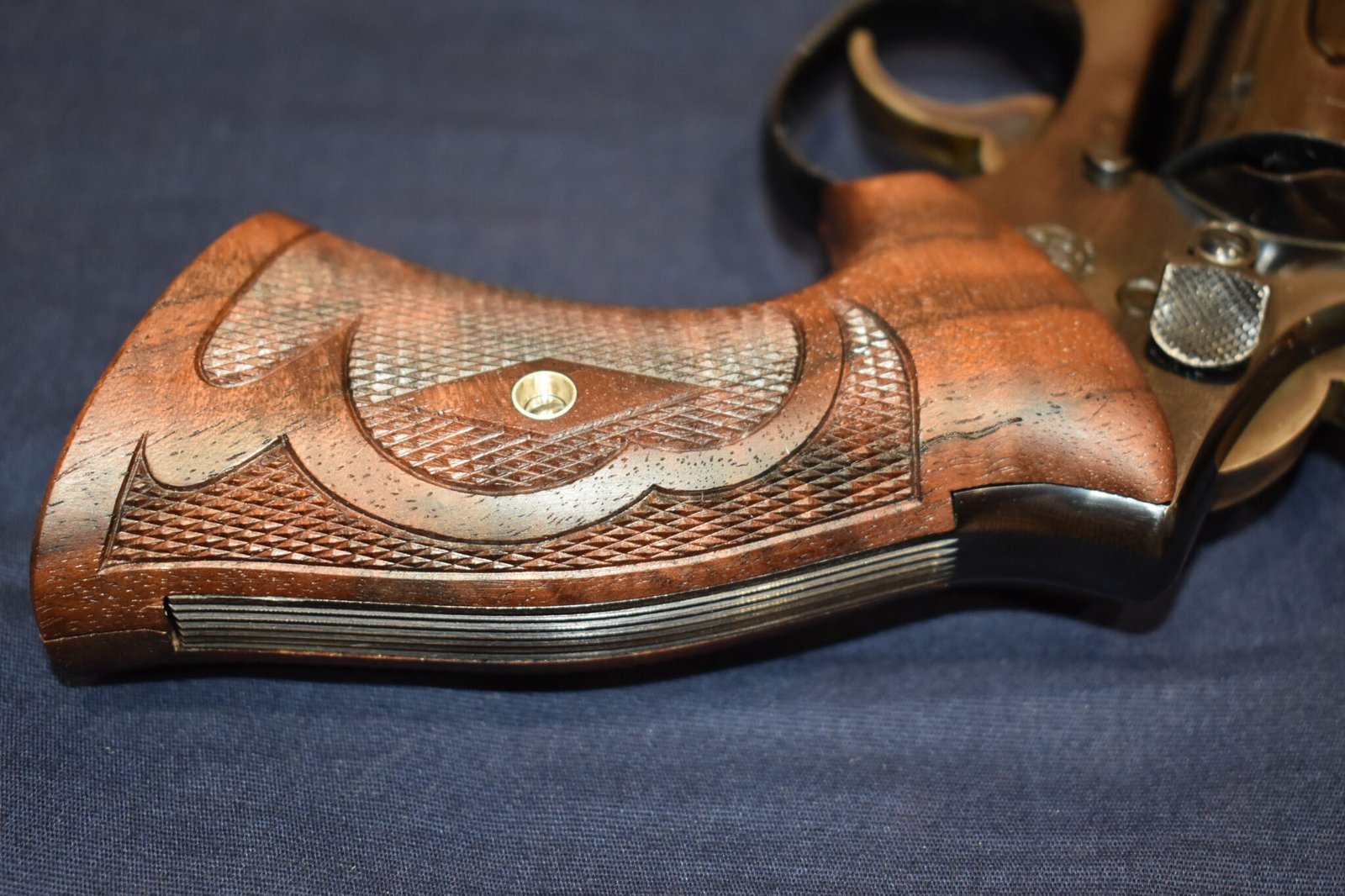KEITH BROWN CUSTOM SMITH & WESSON K FRAME PRE WAR ROPER GRIPS KBKR14 - Image 5