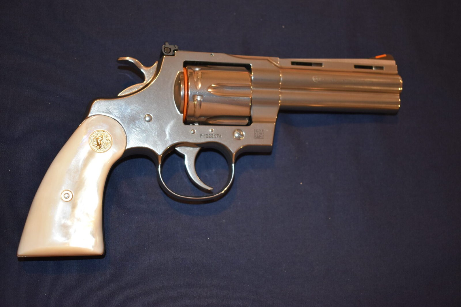 COLT I FRAME MOTHER OF PEARL GRIPS FOR A COLT PYTHON & OFFICER’S MODEL MATCH PMOP5 - Image 11