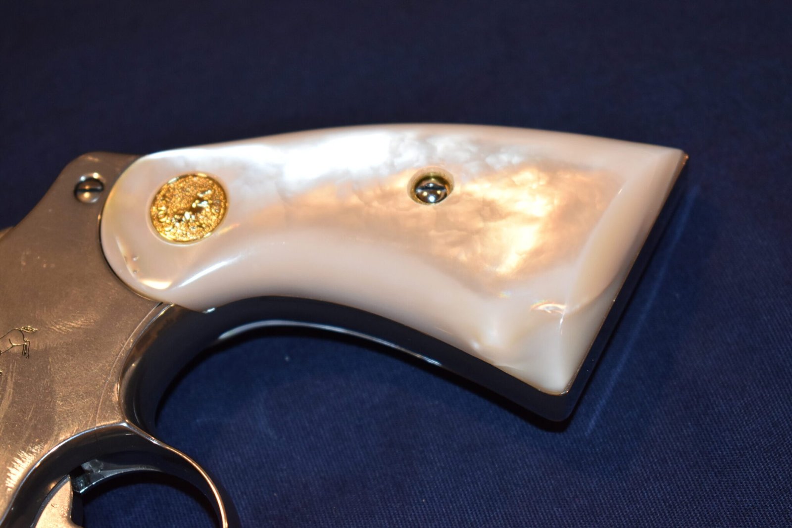COLT I FRAME MOTHER OF PEARL GRIPS FOR A COLT PYTHON & OFFICER’S MODEL MATCH PMOP5 - Image 12