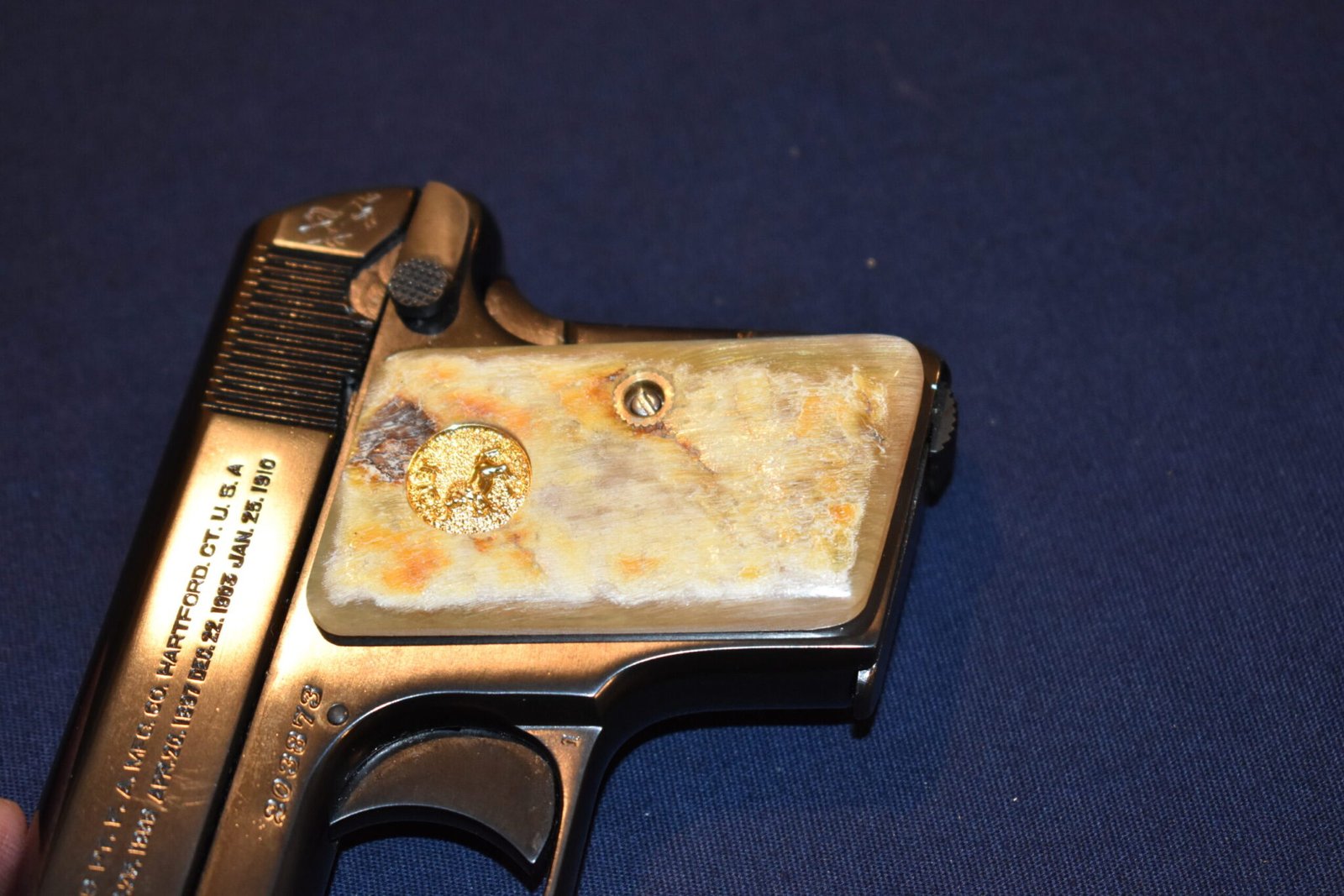 COLT 1908 VEST POCKET RAMS HORN GRIPS CVPRH3 - Image 12
