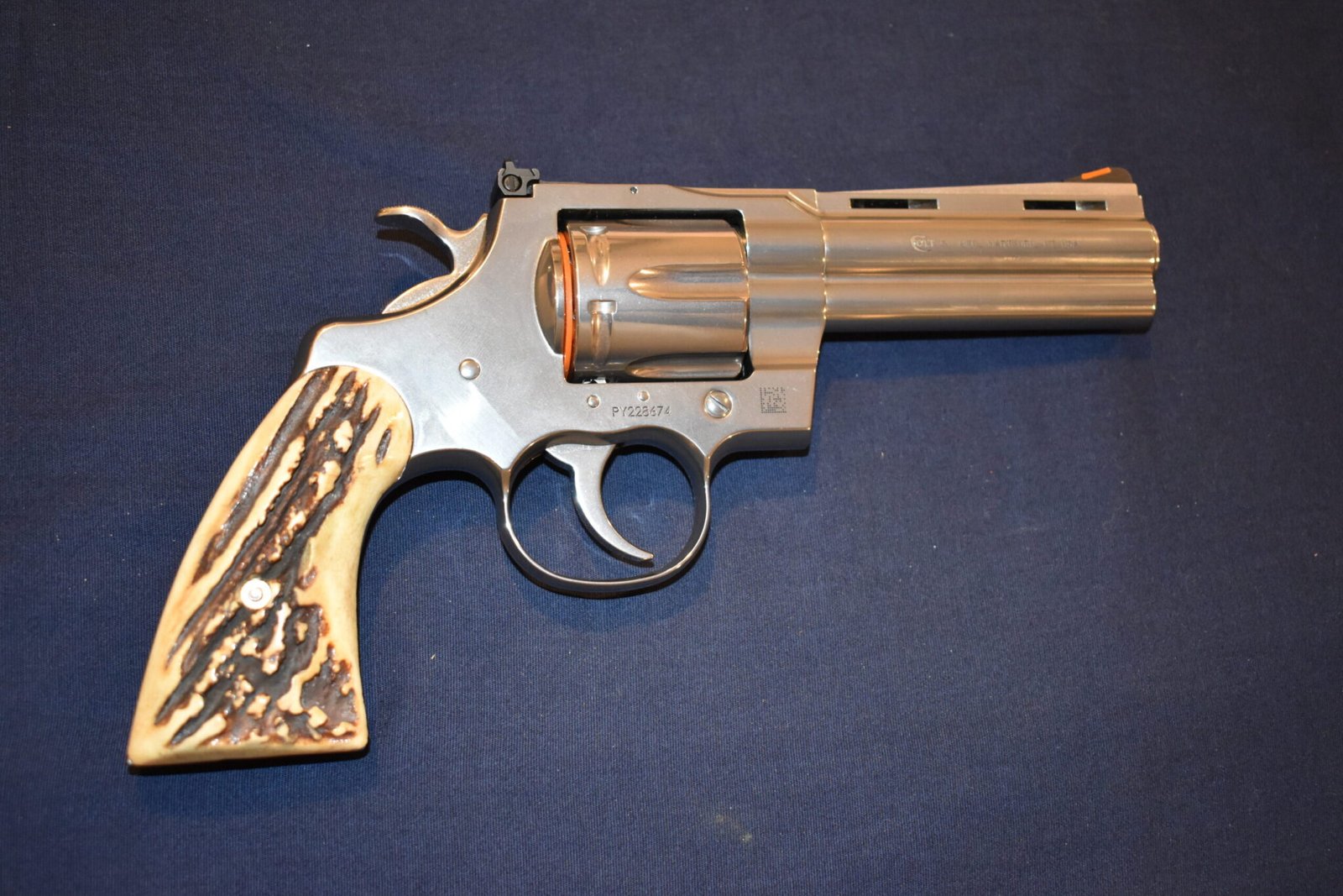 COLT PYTHON / OFFICER'S MODEL MATCH VINTAGE SAMBAR STAG GRIPS CPSS20 - Image 7