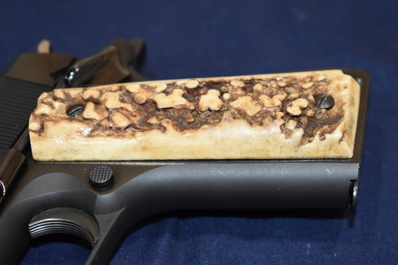 COLT 1911 VINTAGE SAMBAR STAG GRIPS 1911SS40 - Image 12