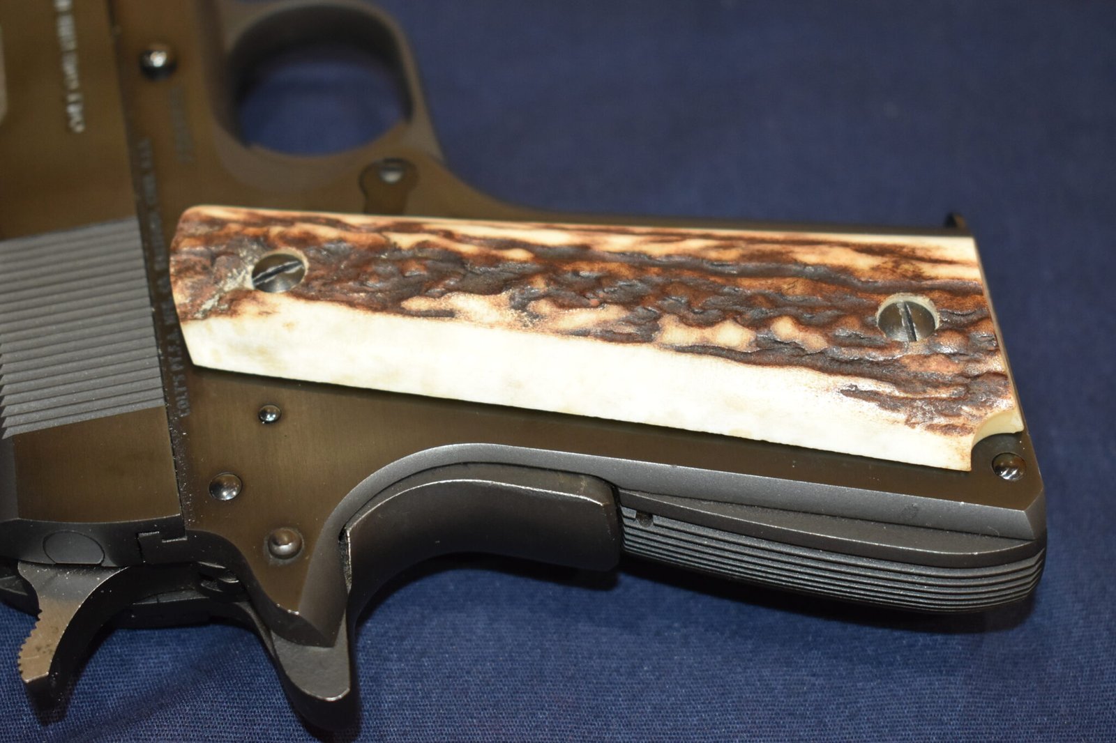 COLT 1911 VINTAGE SAMBAR STAG GRIPS 1911SS41 - Image 6