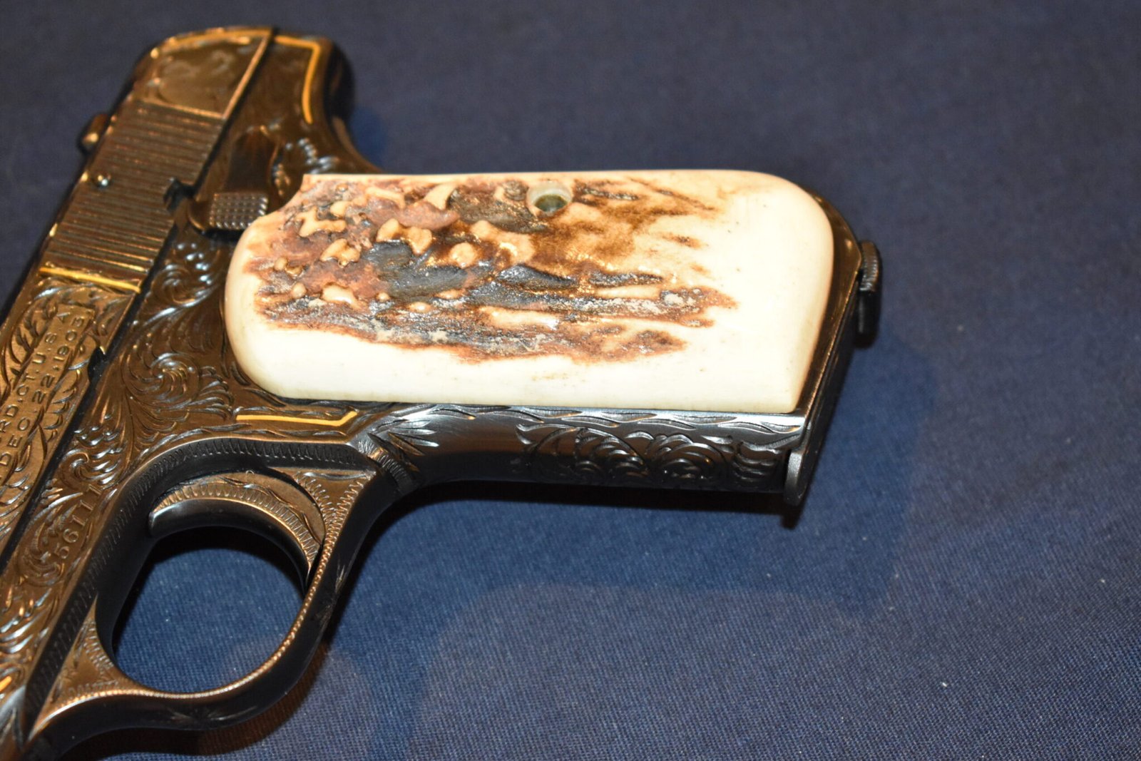 COLT 1903 / 1908 VINTAGE SAMBAR STAG GRIPS 1903S5 - Image 12