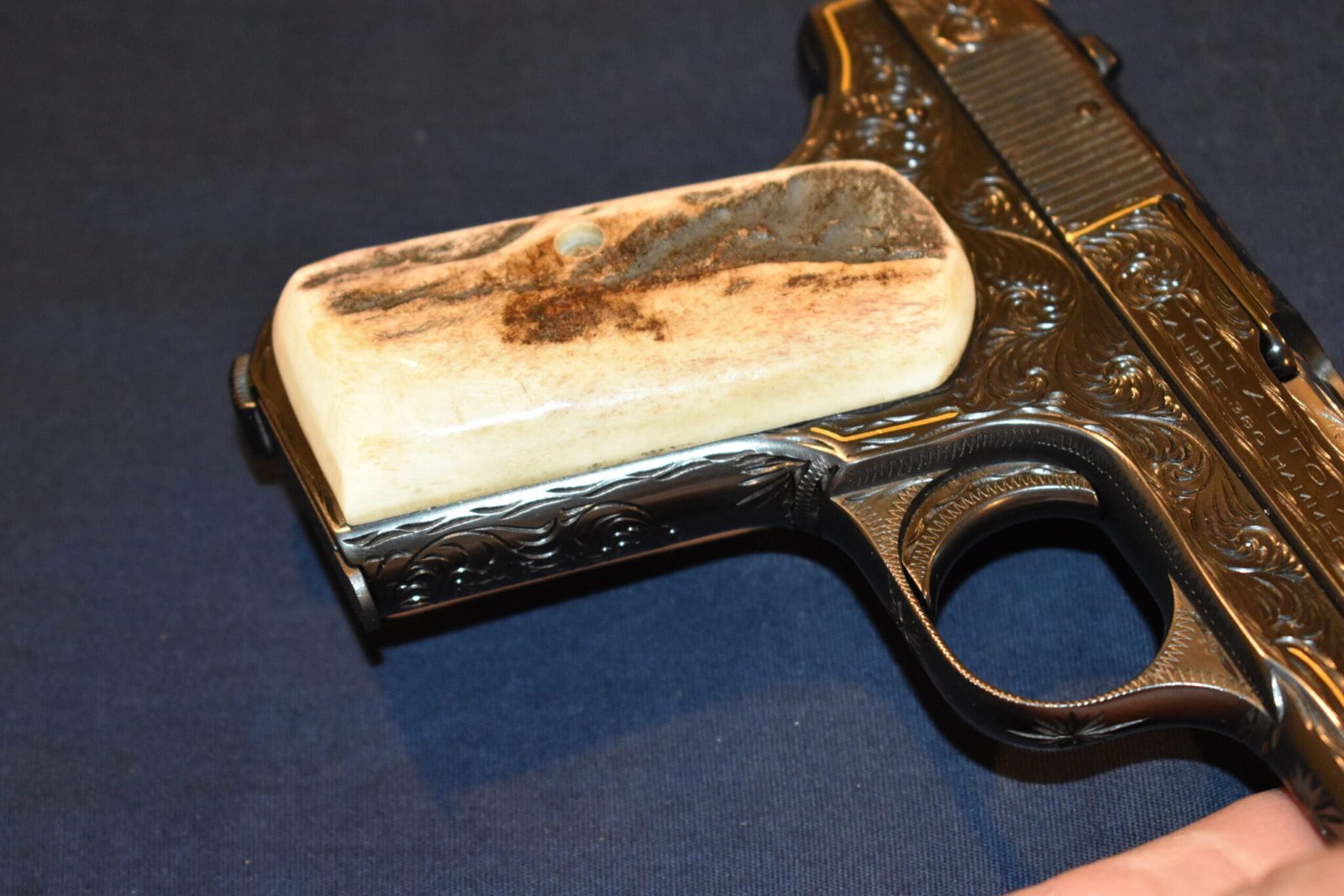 COLT 1903 / 1908 VINTAGE SAMBAR STAG GRIPS 1903S5 - Image 5