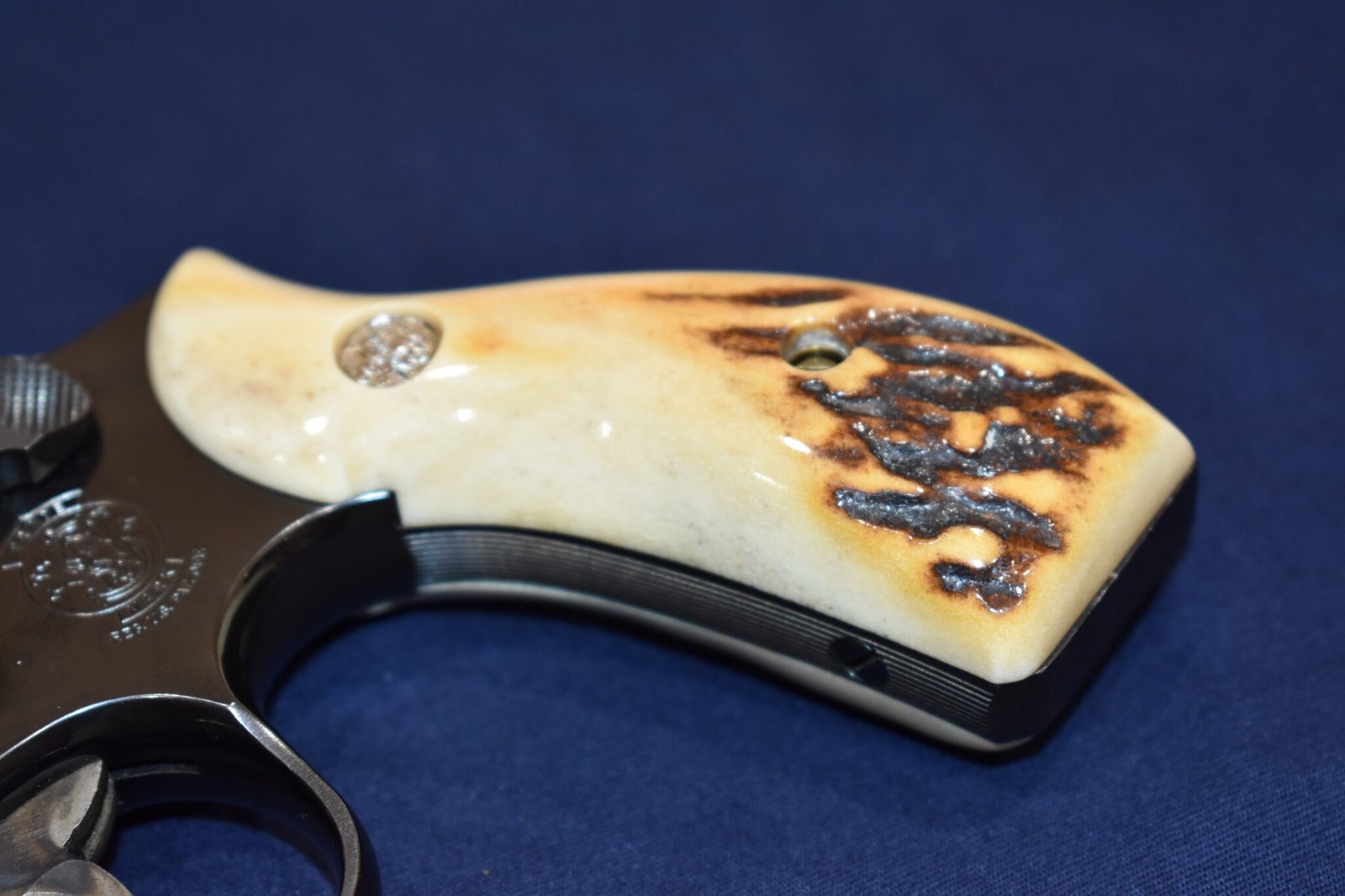 SMITH & WESSON K FRAME ROUND BUTT VINTAGE SAMBAR STAG KSRB19 - Image 12