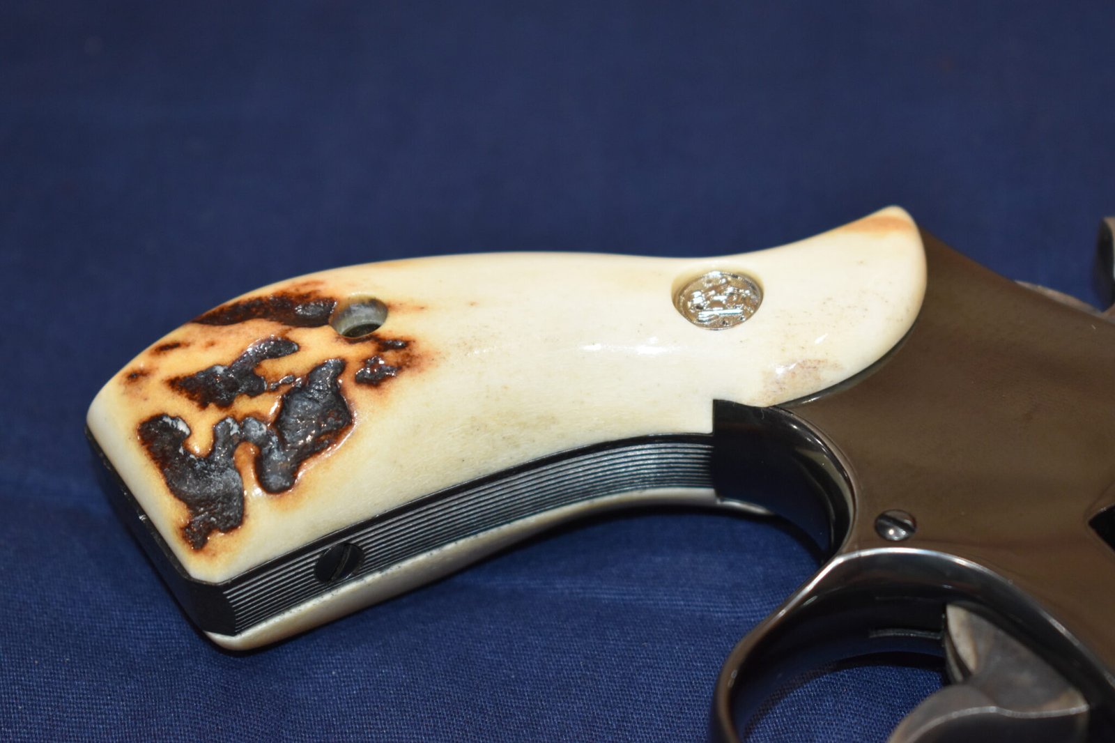 SMITH & WESSON K FRAME ROUND BUTT VINTAGE SAMBAR STAG KSRB19 - Image 11