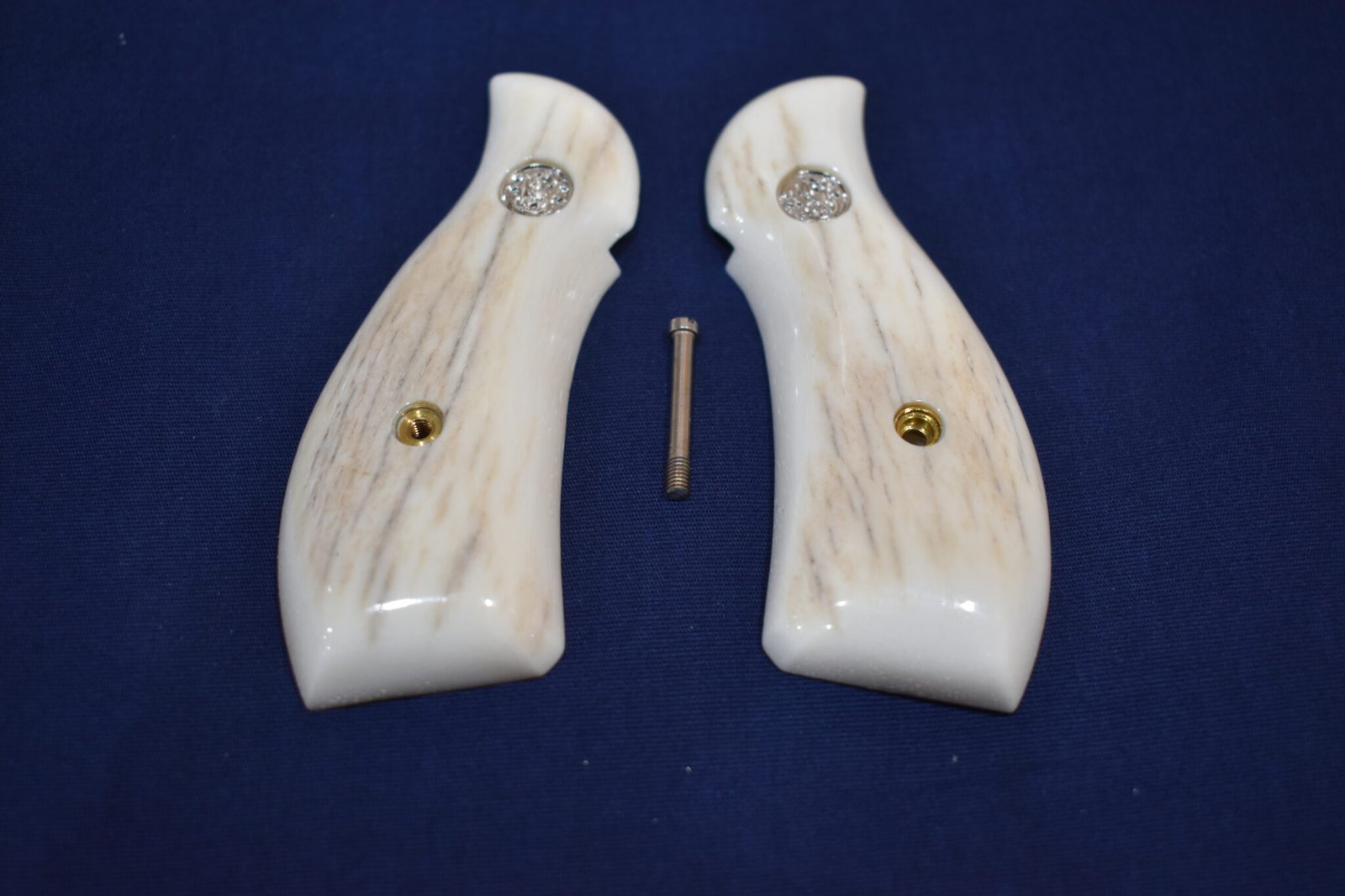 SMITH & WESSON K OR L FRAME ROUND BUTT GIRAFFE BONE GRIPS KRBGB12 - Image 2