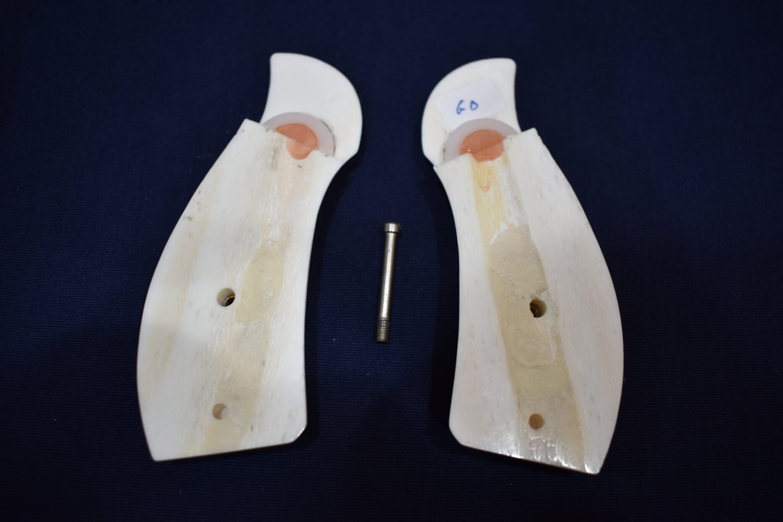 SMITH & WESSON K OR L FRAME ROUND BUTT GIRAFFE BONE GRIPS KRBGB12 - Image 3