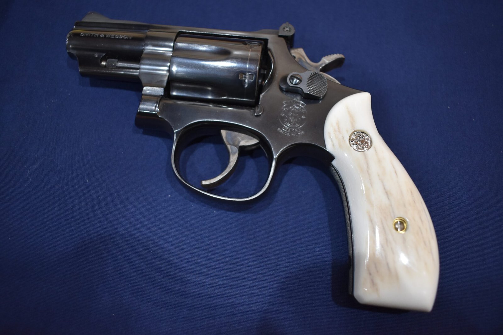 SMITH & WESSON K OR L FRAME ROUND BUTT GIRAFFE BONE GRIPS KRBGB12 - Image 4
