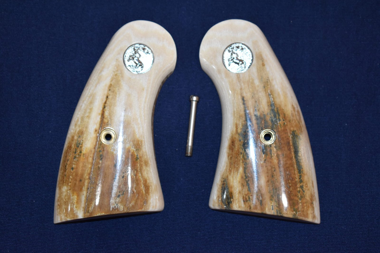 COLT PYTHON / OFFICER'S MODEL MATCH MAMMOTH IVORY GRIPS PMI7