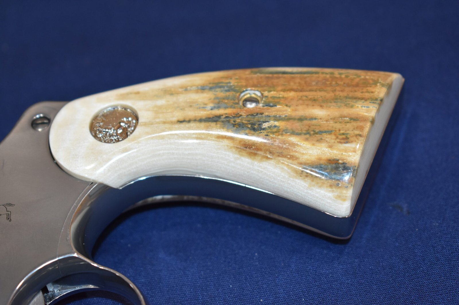 COLT PYTHON / OFFICER'S MODEL MATCH MAMMOTH IVORY GRIPS PMI7 - Image 11