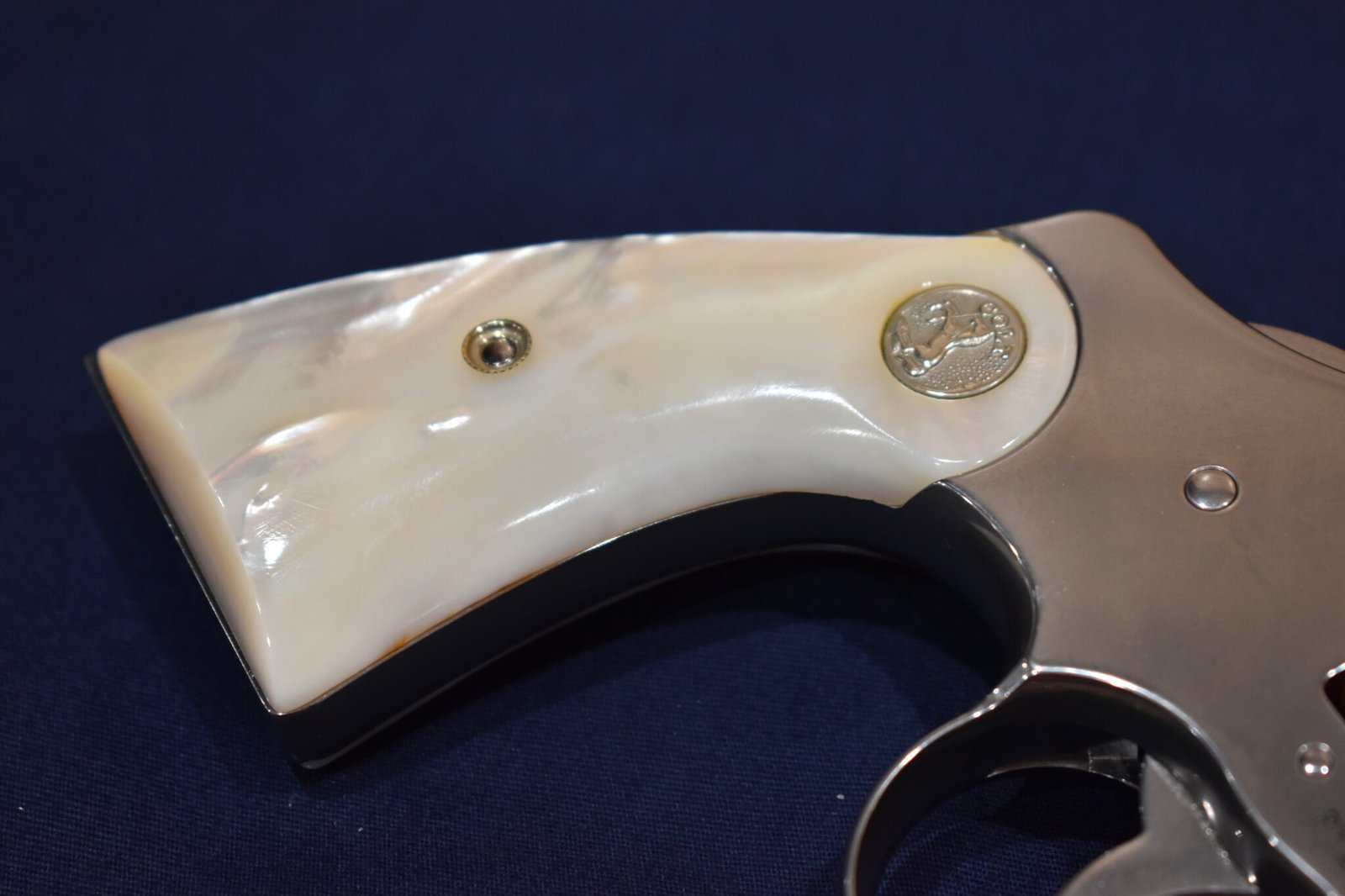 COLT I FRAME MOTHER OF PEARL GRIPS FOR A COLT PYTHON & OFFICER’S MODEL MATCH PMOP7 - Image 11