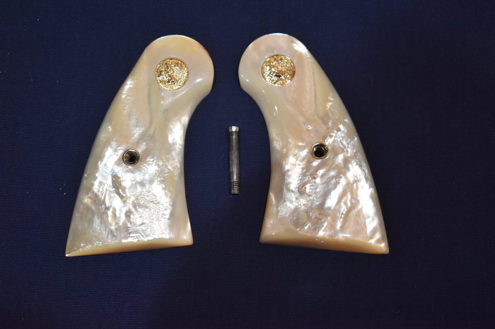 COLT I FRAME MOTHER OF PEARL GRIPS FOR A COLT PYTHON & OFFICER’S MODEL MATCH PMOP8