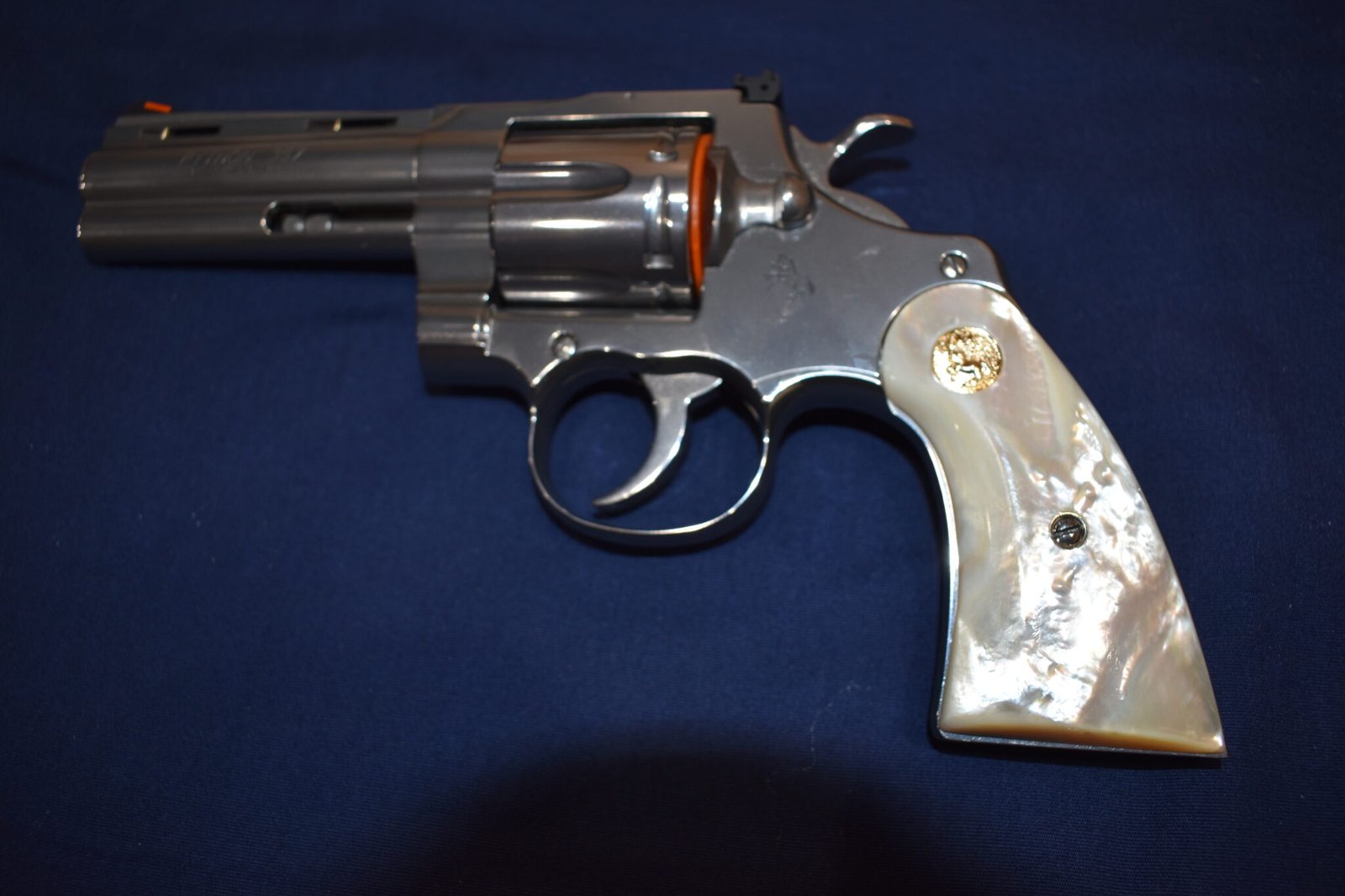 COLT I FRAME MOTHER OF PEARL GRIPS FOR A COLT PYTHON & OFFICER’S MODEL MATCH PMOP8 - Image 4