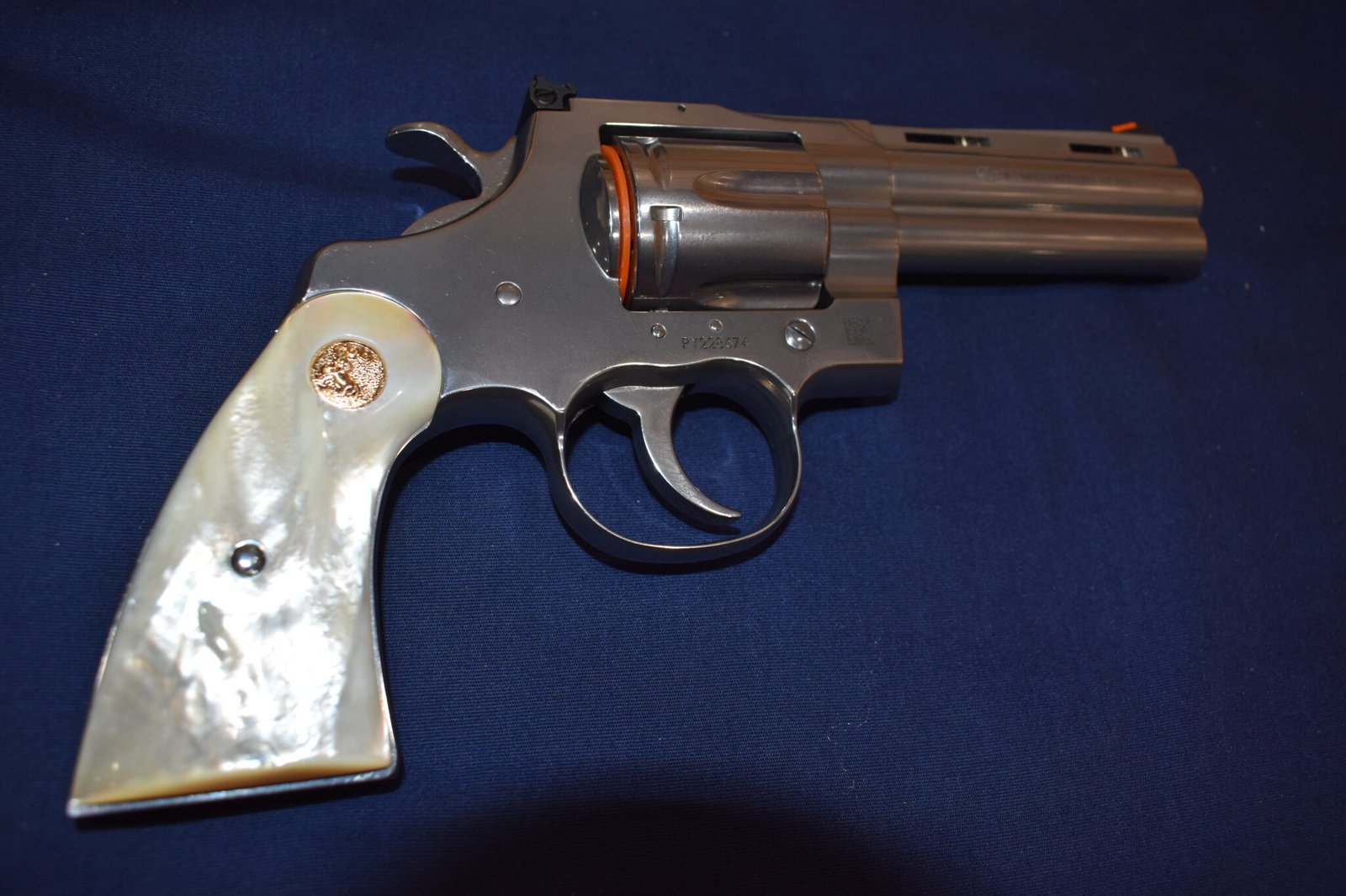 COLT I FRAME MOTHER OF PEARL GRIPS FOR A COLT PYTHON & OFFICER’S MODEL MATCH PMOP8 - Image 7