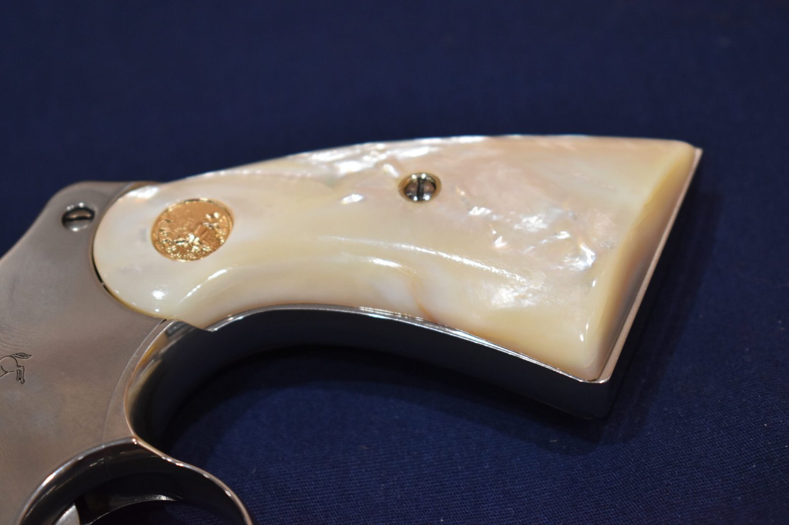 COLT I FRAME MOTHER OF PEARL GRIPS FOR A COLT PYTHON & OFFICER’S MODEL MATCH PMOP8 - Image 12