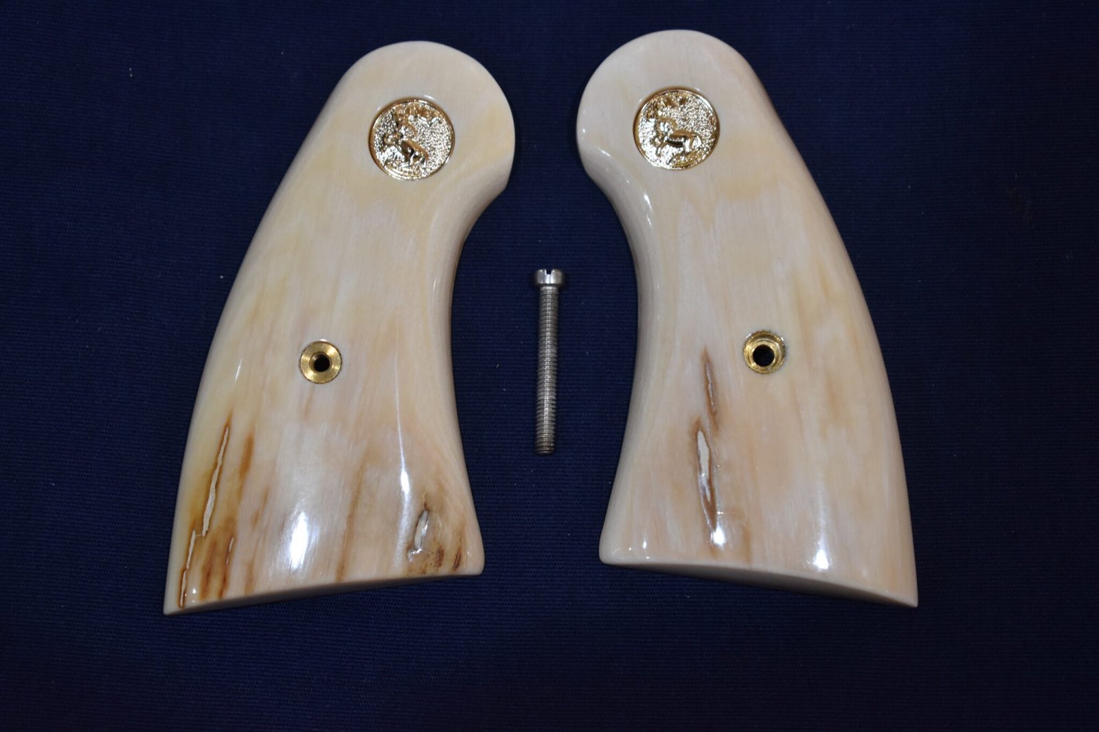 COLT PYTHON / OFFICER'S MODEL MATCH MAMMOTH IVORY GRIPS PMI6