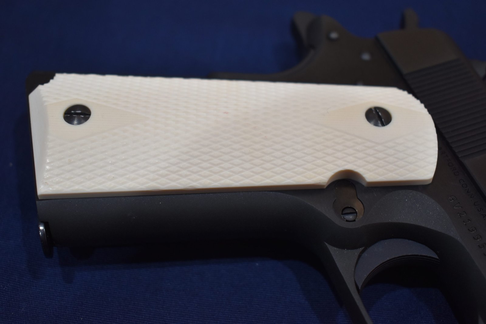 COLT 1911 DOUBLE DIAMOND CHECKERED IVORY GRIPS OHIO SALES ONLY 1911CI2 - Image 12