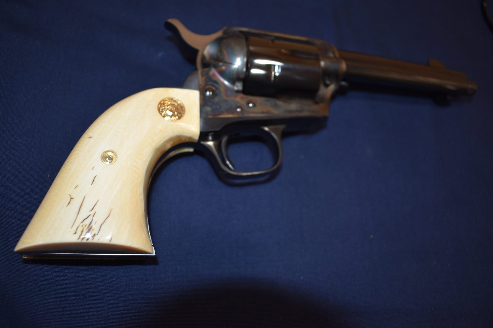 COLT SINGLE ACTION ARMY (S.A.A.) MAMMOTH IVORY GRIPS SAAMI22 - Image 8