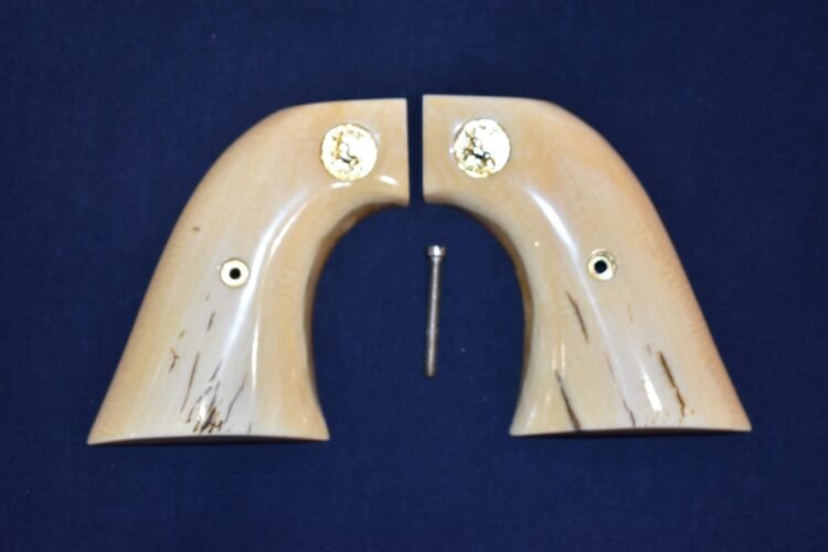 COLT SINGLE ACTION ARMY (S.A.A.) MAMMOTH IVORY GRIPS SAAMI22