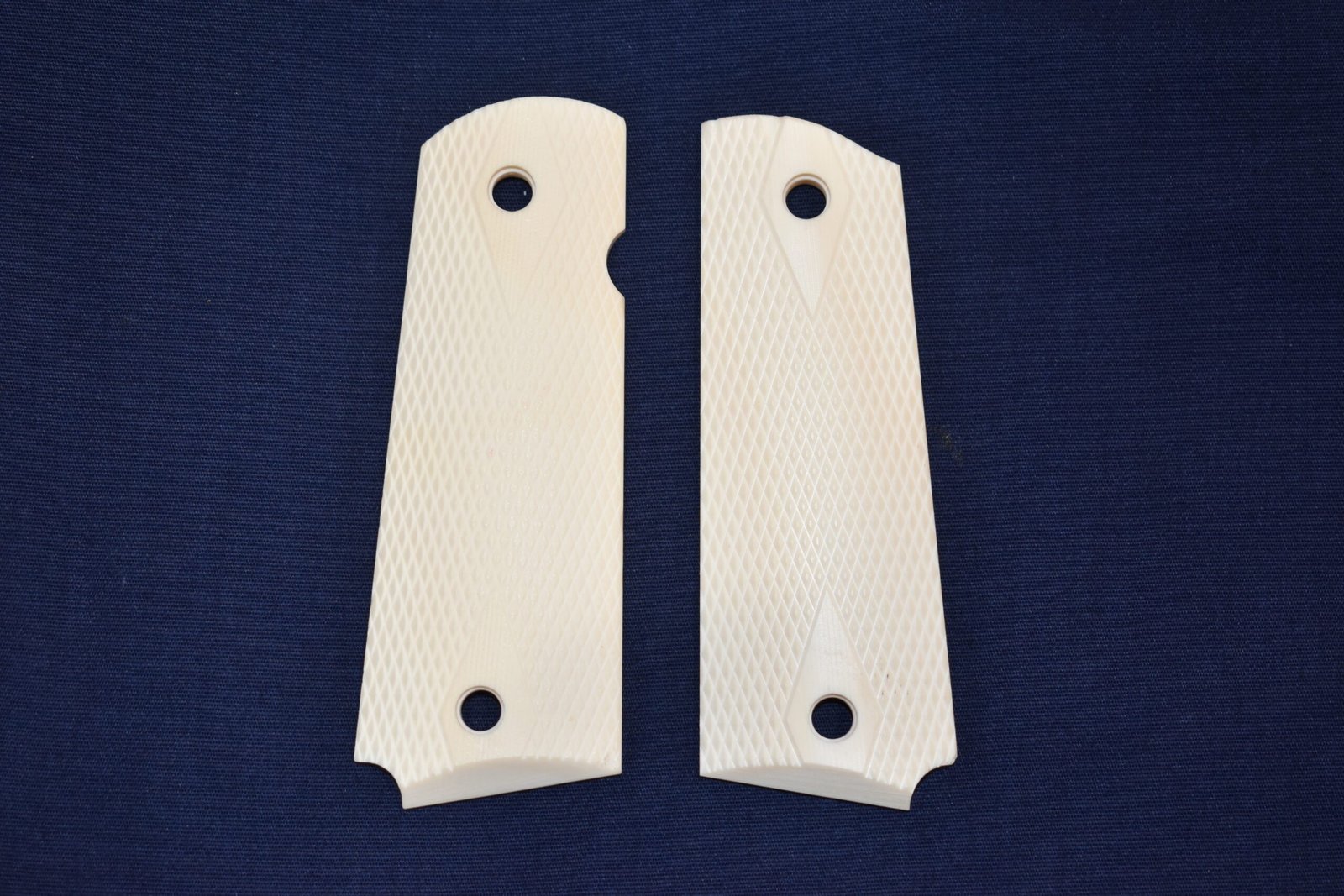 COLT 1911 DOUBLE DIAMOND CHECKERED IVORY GRIPS OHIO SALES ONLY 1911CI2