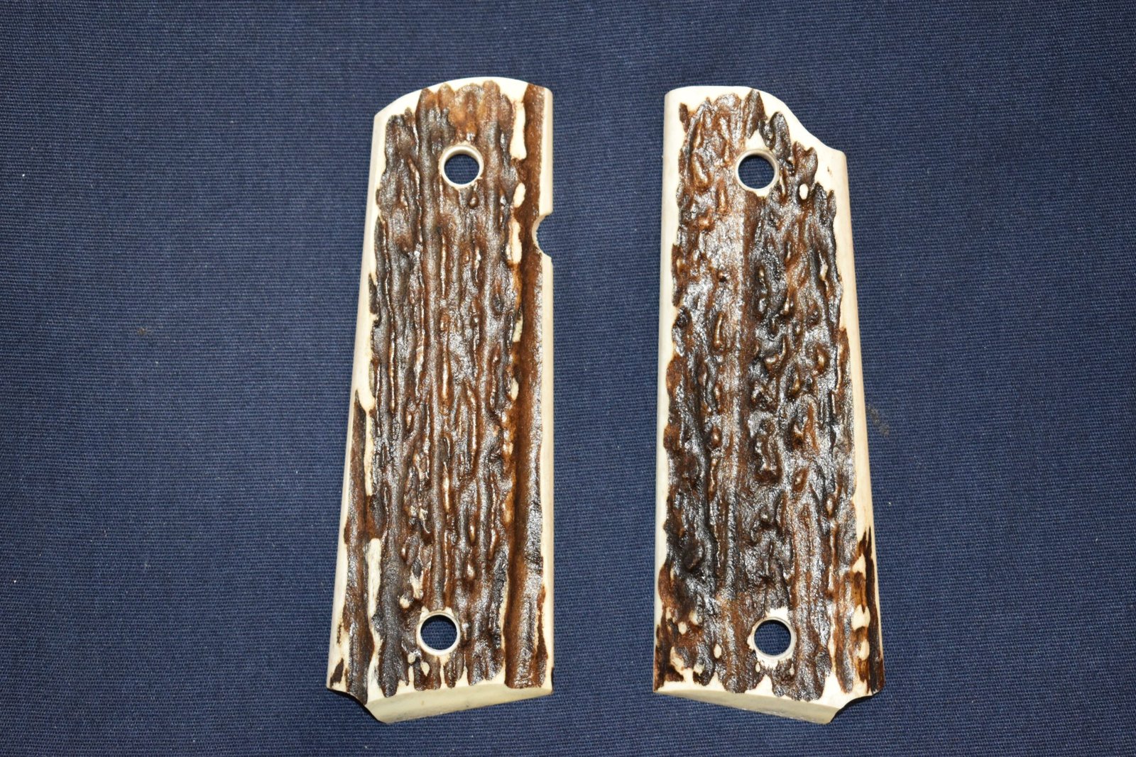 COLT 1911 FULL BARK COVERAGE ELK STAG GRIPS 1911ES5