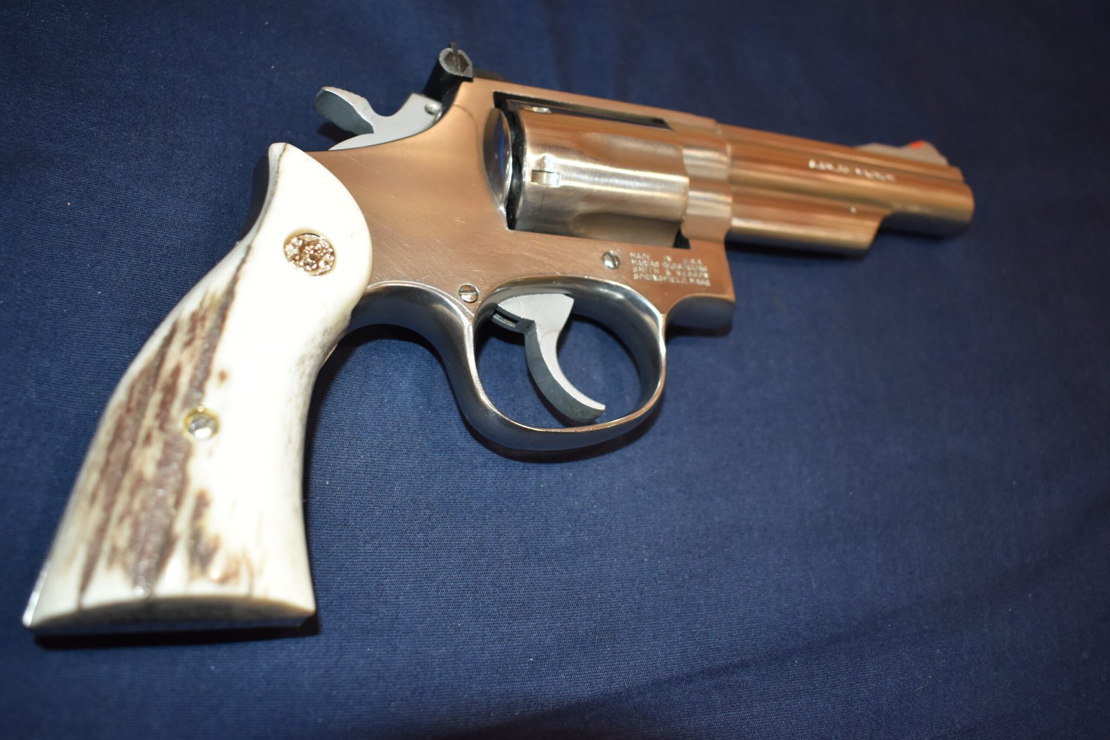 SMITH & WESSON K FRAME SQUARE BUTT SAMBAR STAG GRIPS KSQES2 - Image 8