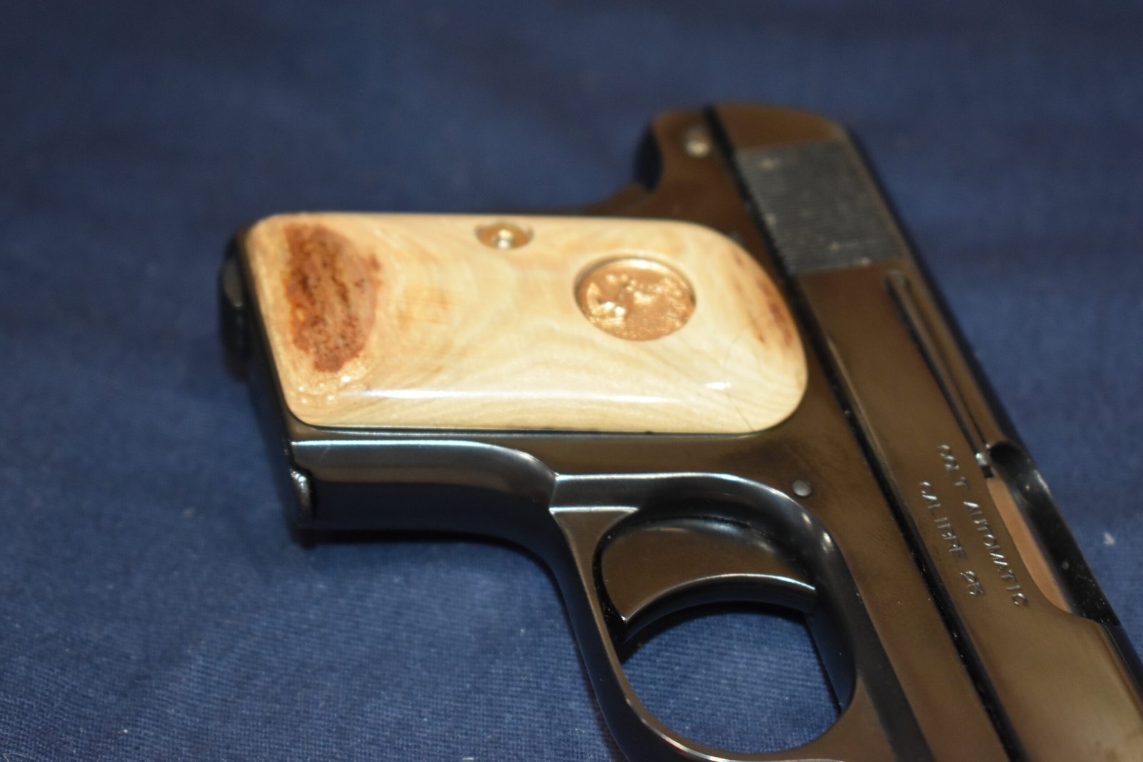 COLT 1908 VEST POCKET MAMMOTH IVORY GRIPS CVPMI4 - Image 8