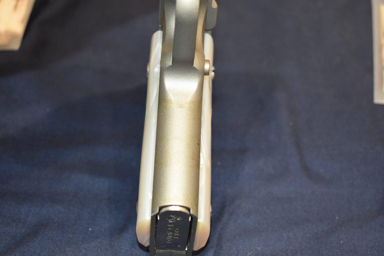 COLT 1911 OFFICER'S MODEL MOTHER OF PEARL GRIPS 1911OMMOP4 - Image 9
