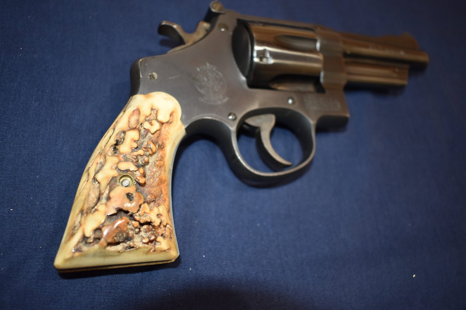 SMITH & WESSON N FRAME VINTAGE SAMBAR STAG SERVICE GRIPS SWNSS24 - Image 8