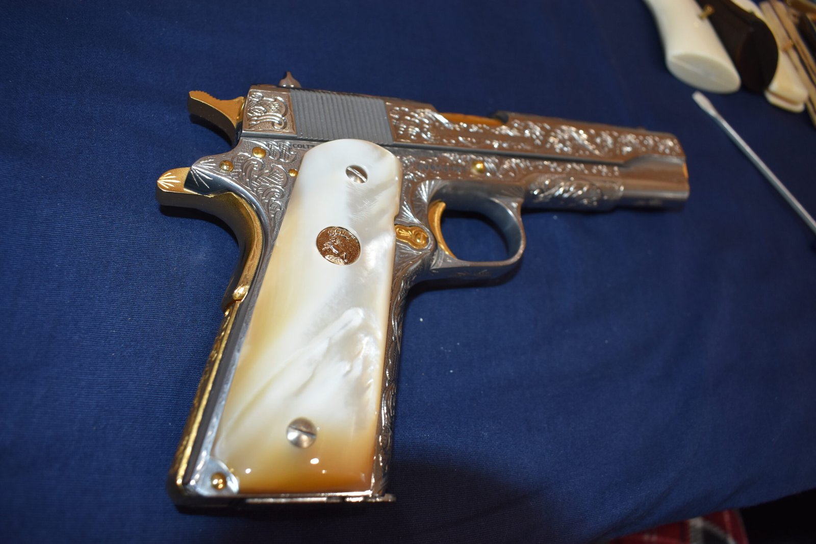COLT 1911 MOTHER OF PEARL GRIPS 1911MOP4 - Image 8