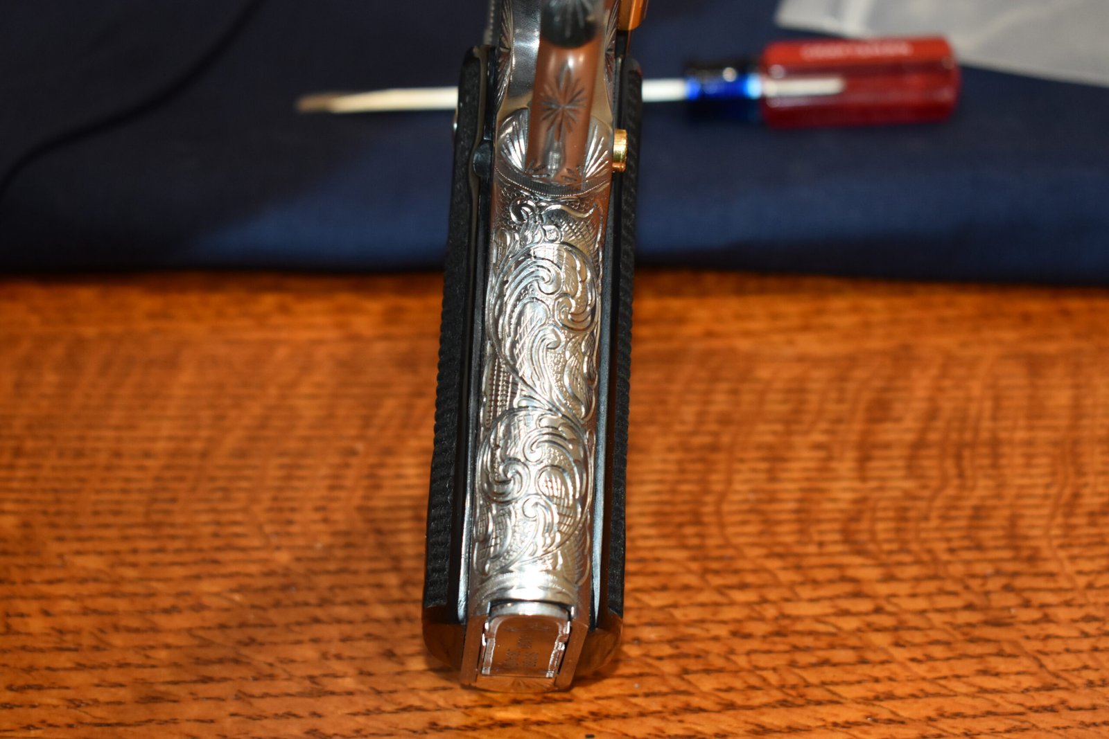COLT 1911 CHECKERED BUFFALO HORN GRIPS 1911BH17 - Image 9