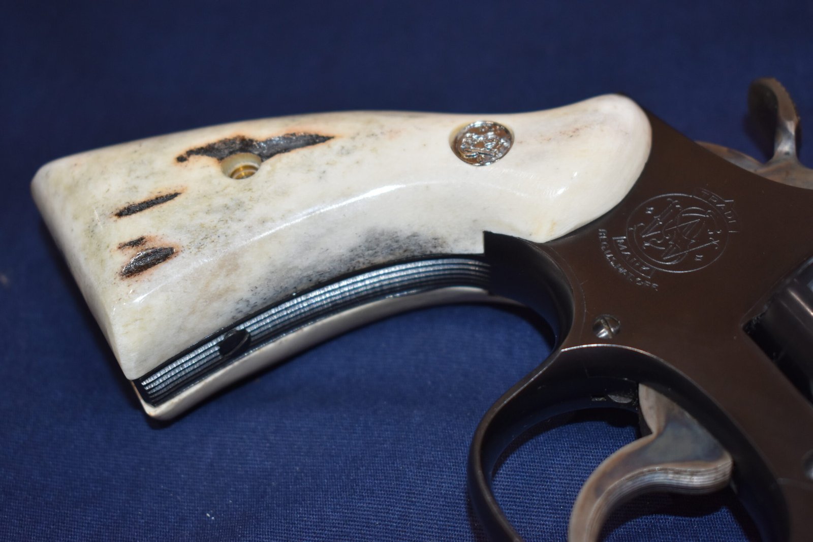 SMITH & WESSON K FRAME SQUARE BUTT SAMBAR STAG GRIPS KSQSS23 - Image 12