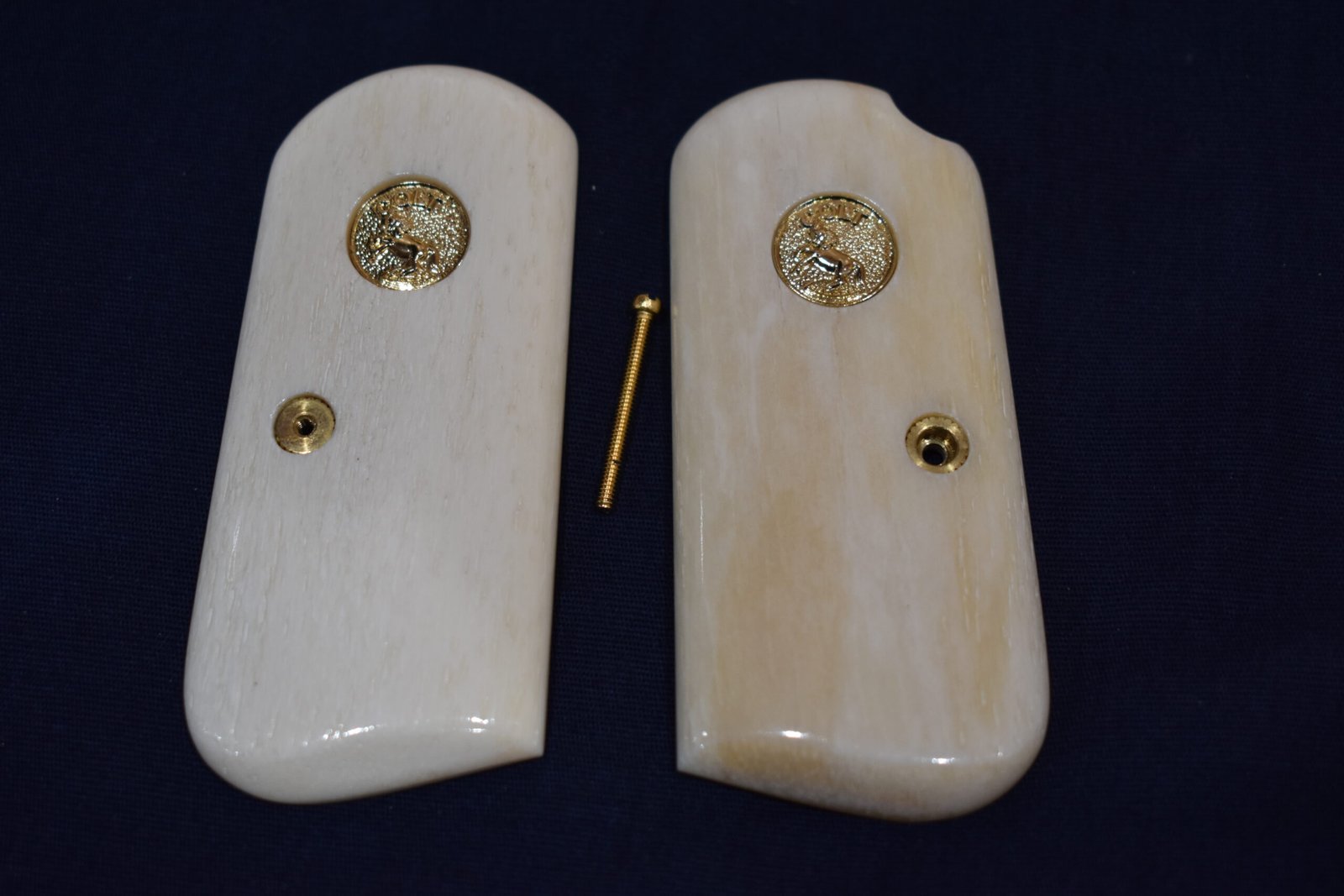 COLT 19803 / 1908 POCKET HAMMERLESS PREMIUM GRADE GIRAFFE BONE GRIPS 1903GB8